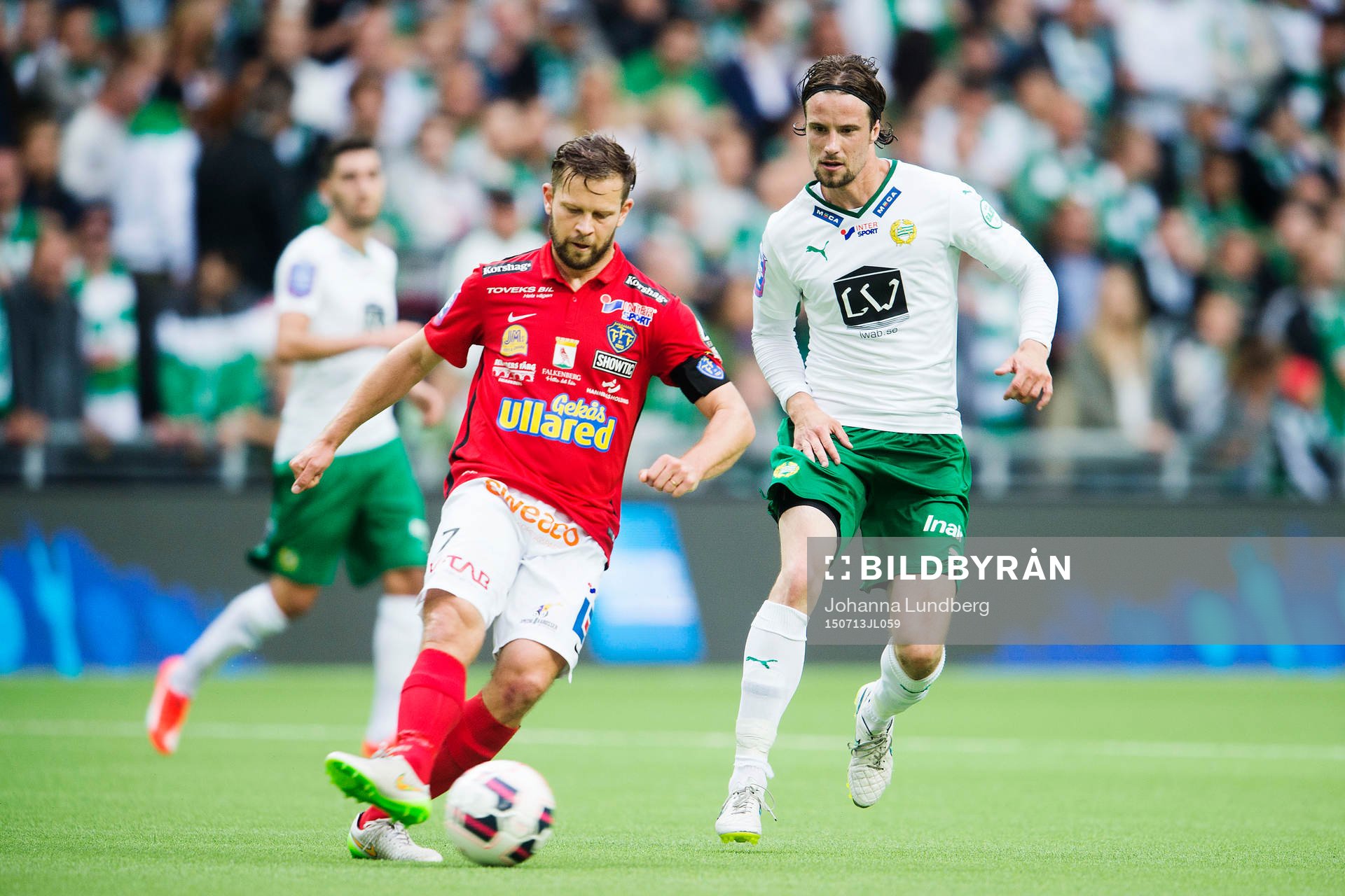 Falkenbergs David Svensson och Hammarbys Linus Hallenius