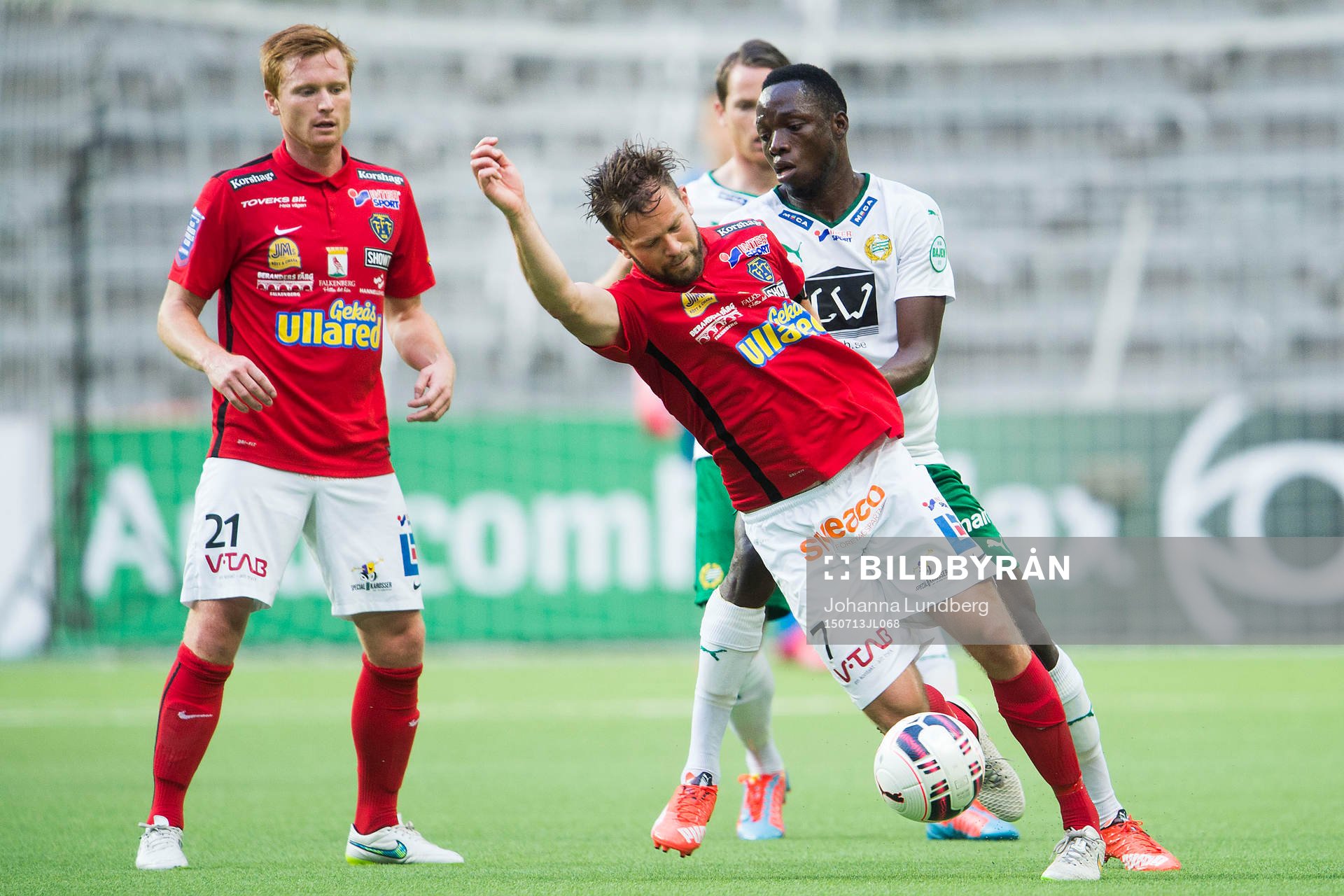 Falkenbergs David Svensson och Hammarbys Amadaiya Rennie