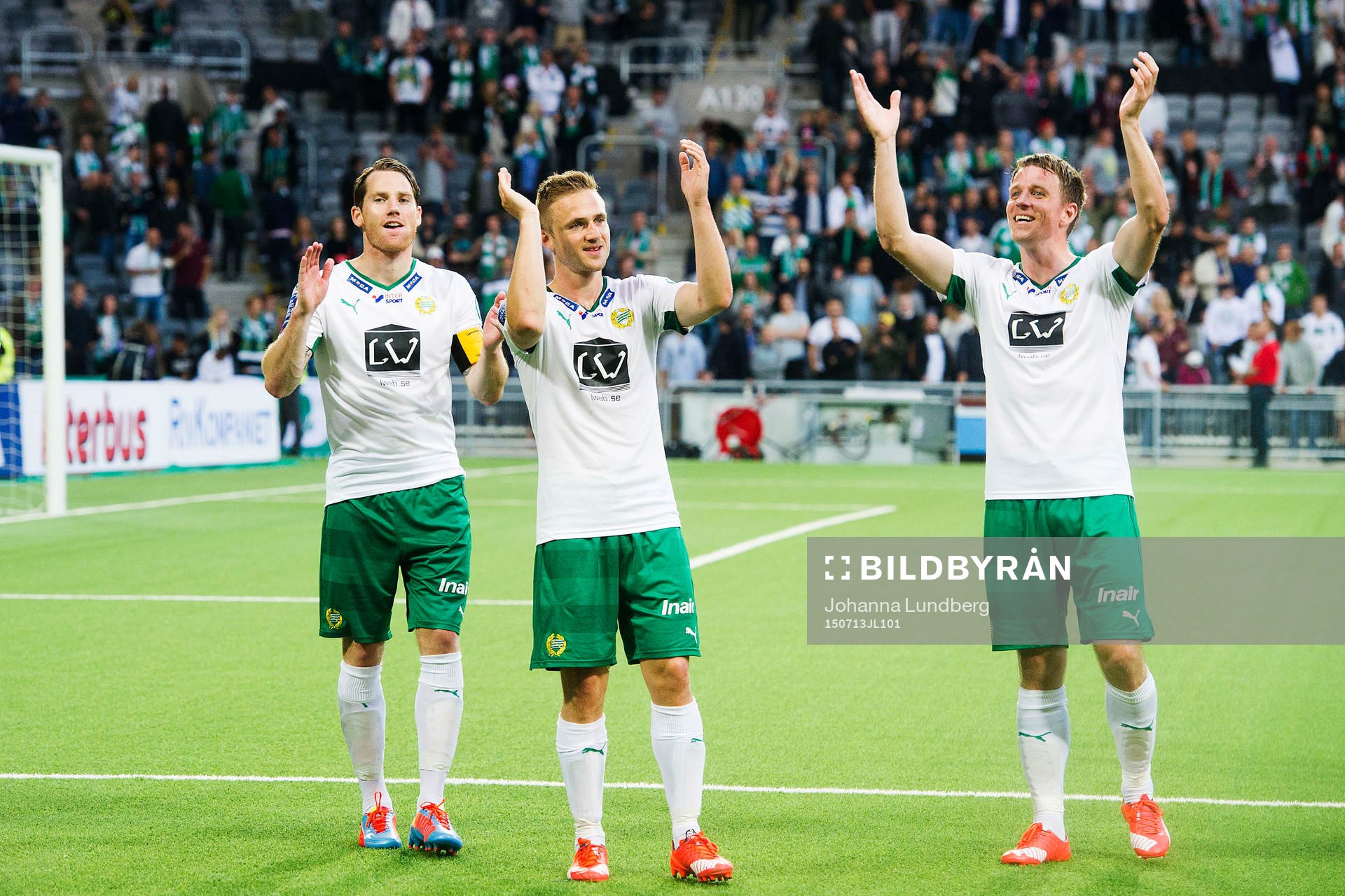 Hammarbys Johan Persson, Mats Solheim och Jan Gunnar Solli