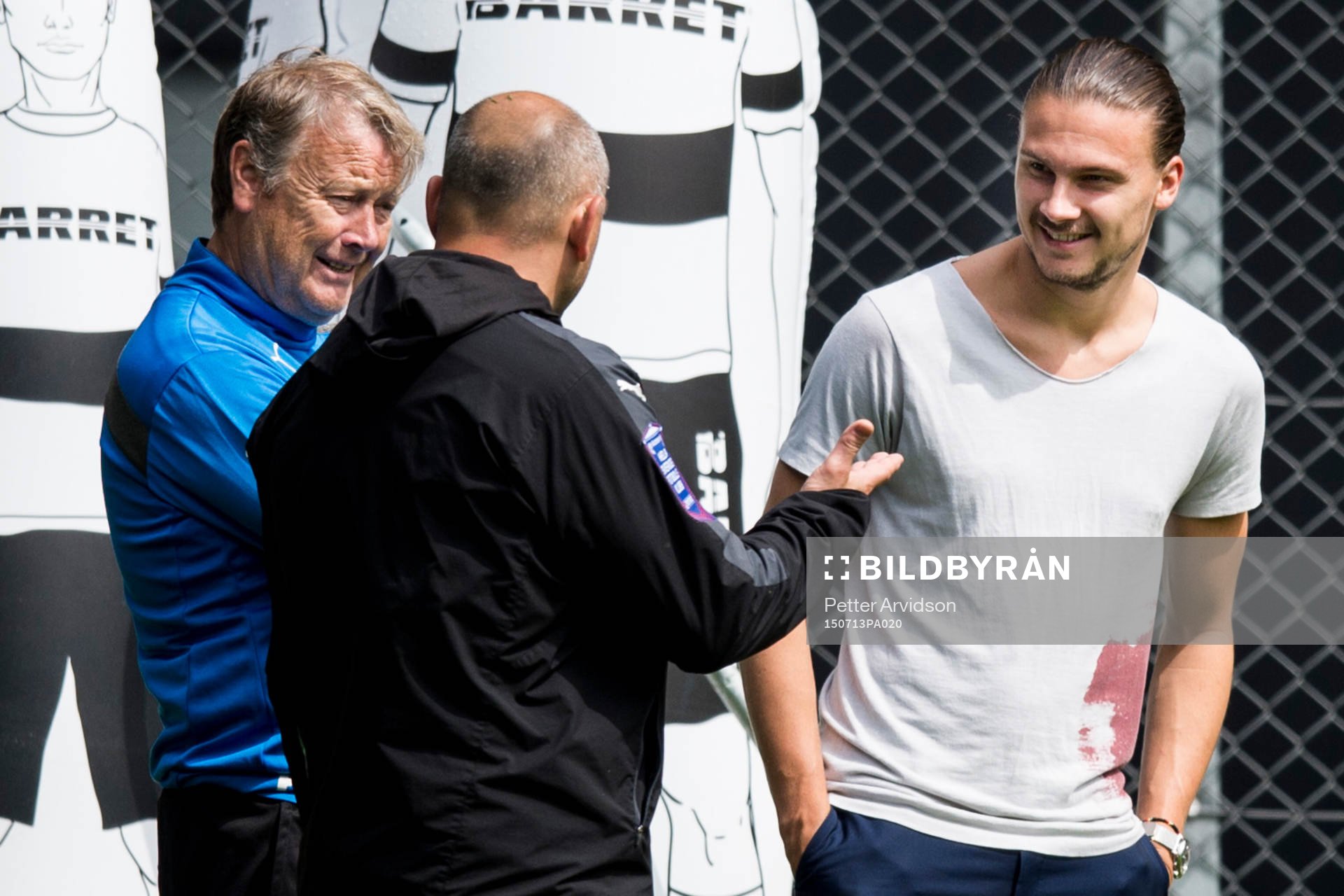 Malmö FFs tränare Åge Hareide och målvaktstränare