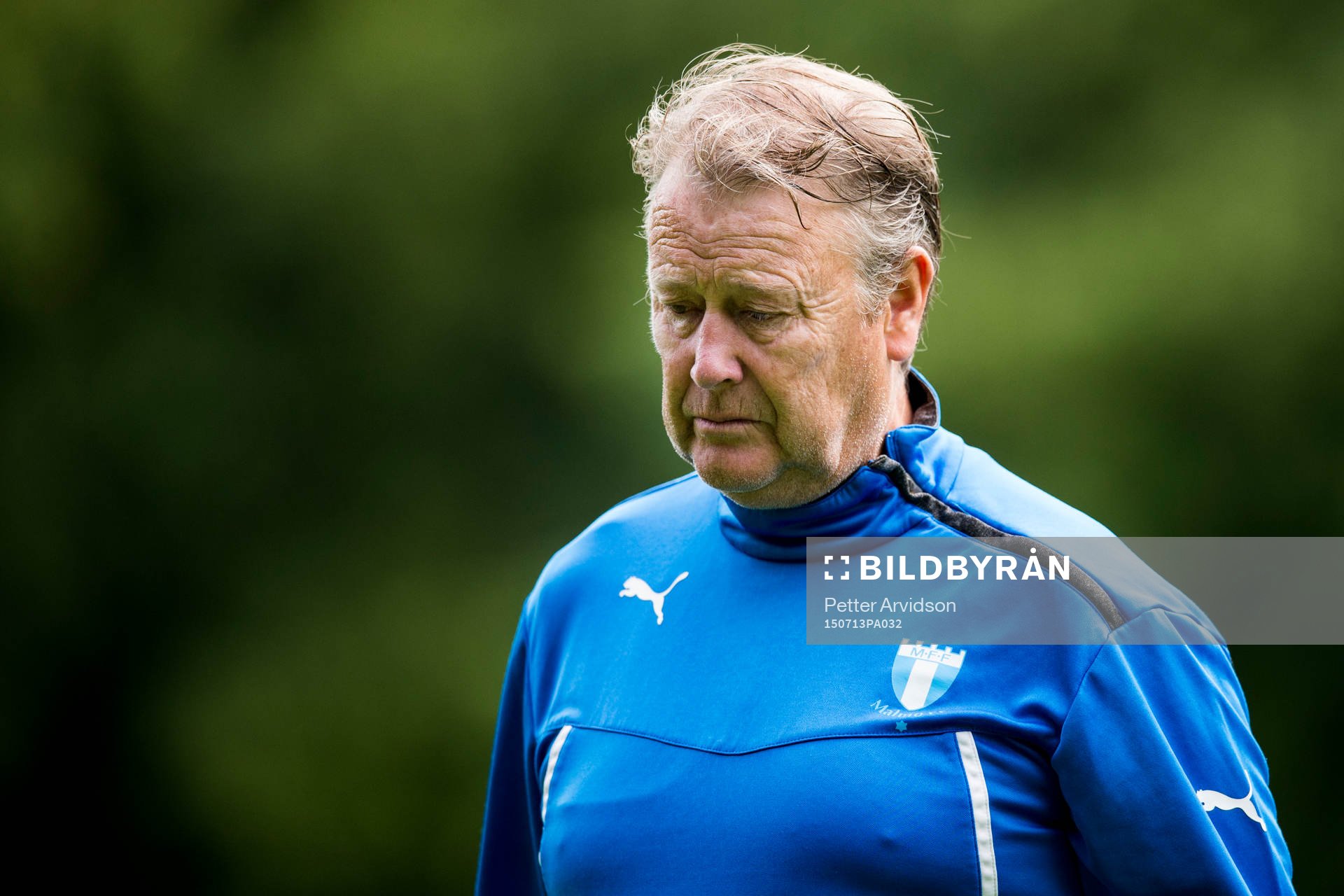 Malmö FFs tränare Åge Hareide deppar