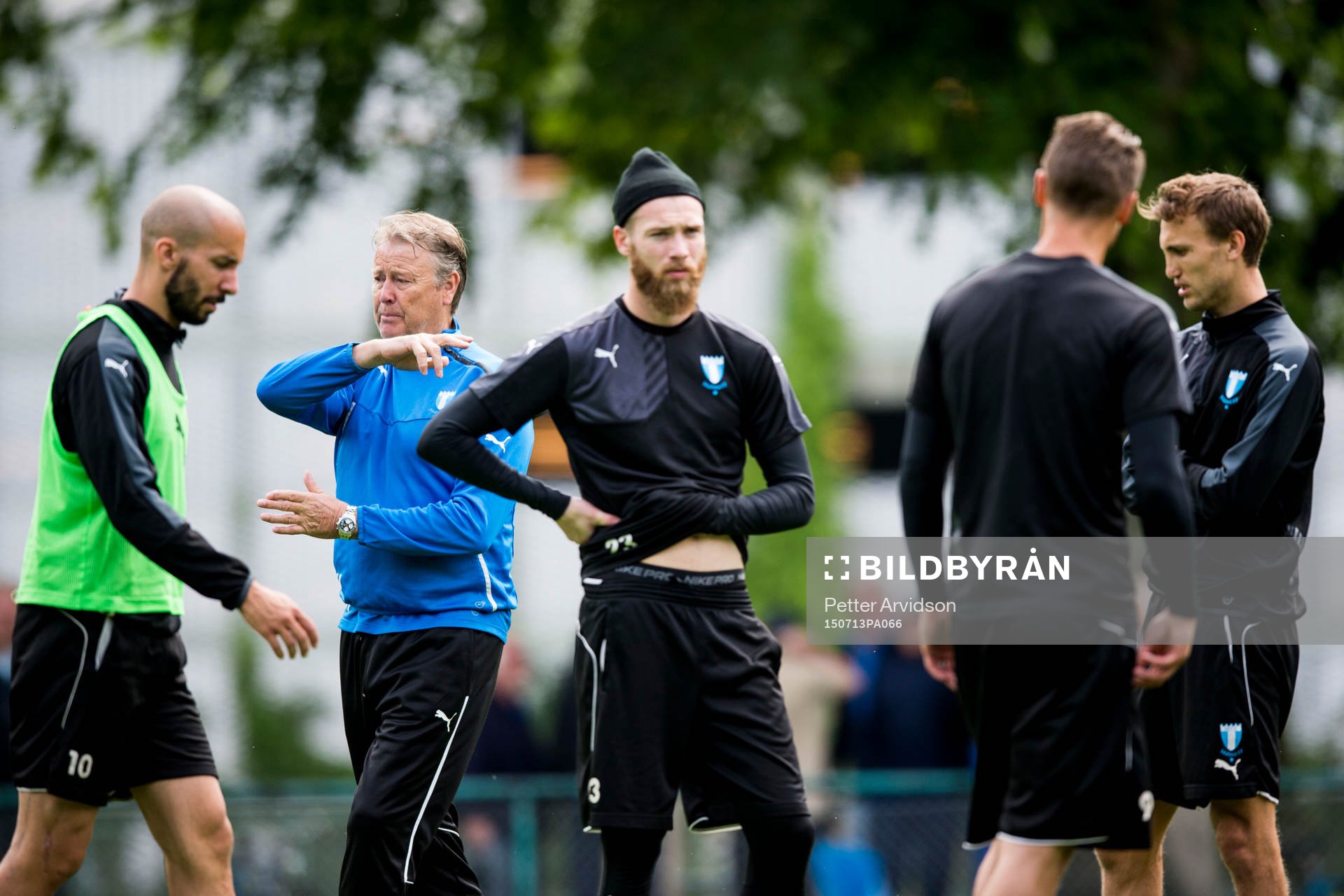 Malmö FFs tränare Åge Hareide och anfallsspelare