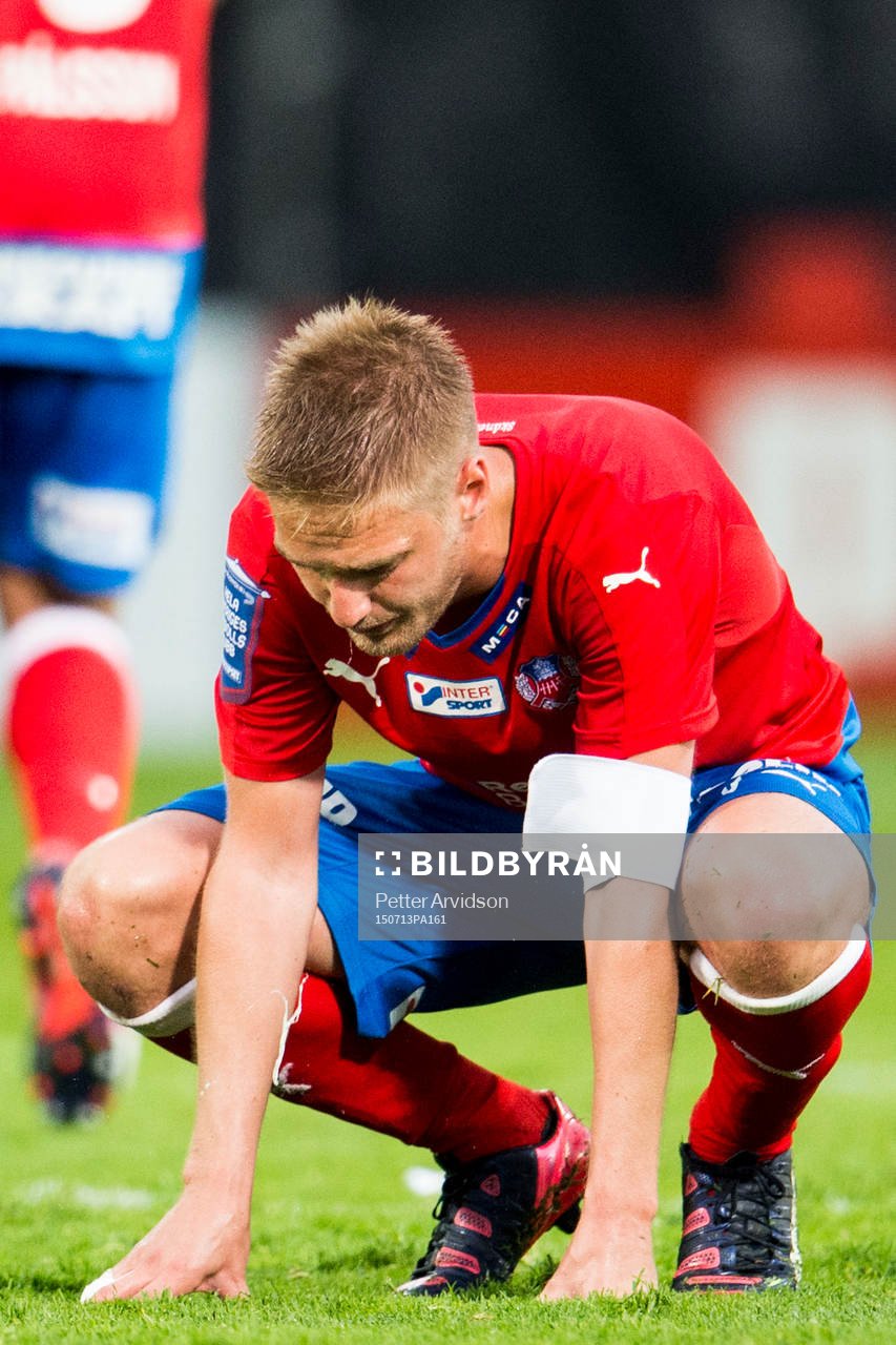 Helsingborgs Johan Mårtensson deppar