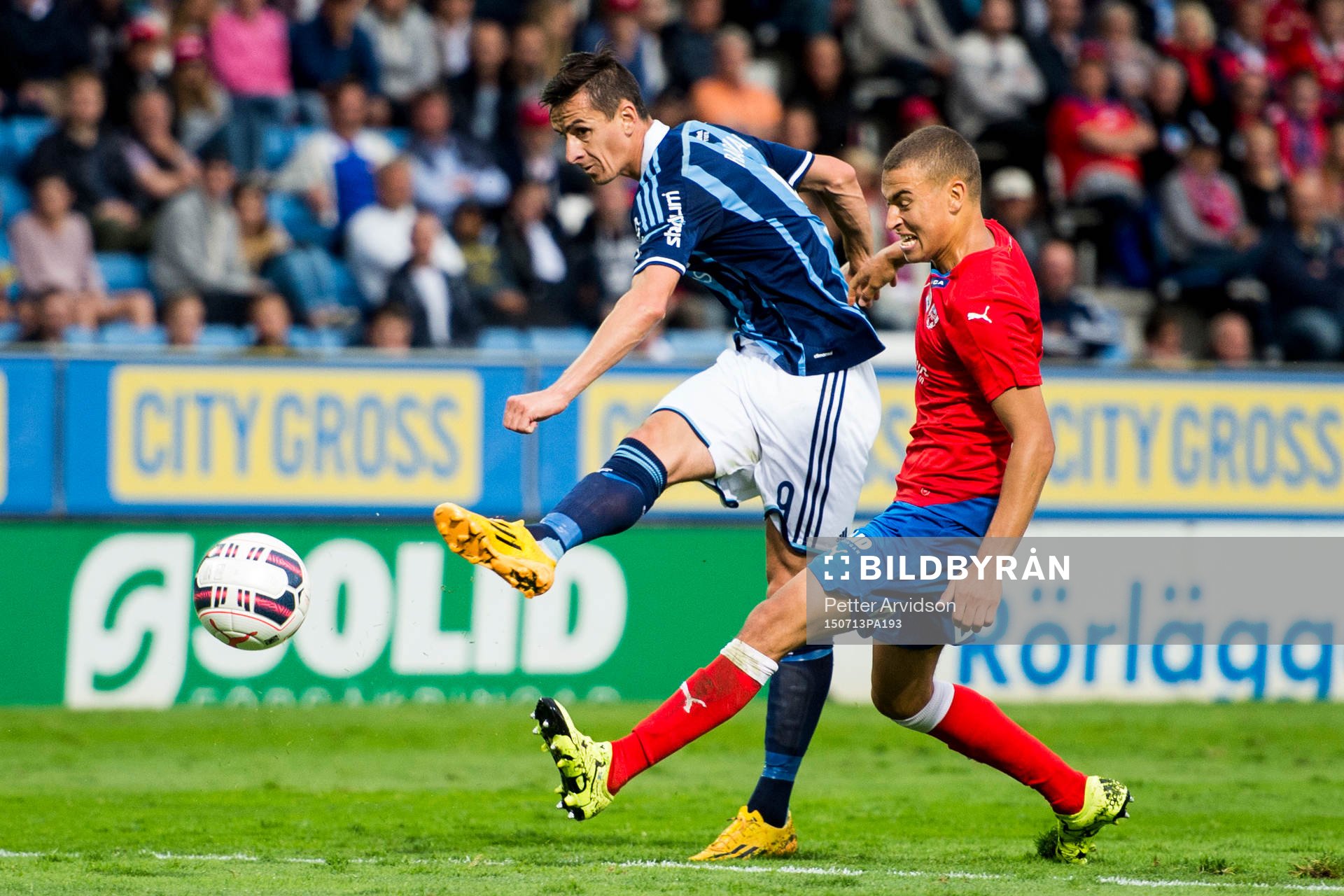 Djurgårdens Haris Radetinac skjuter