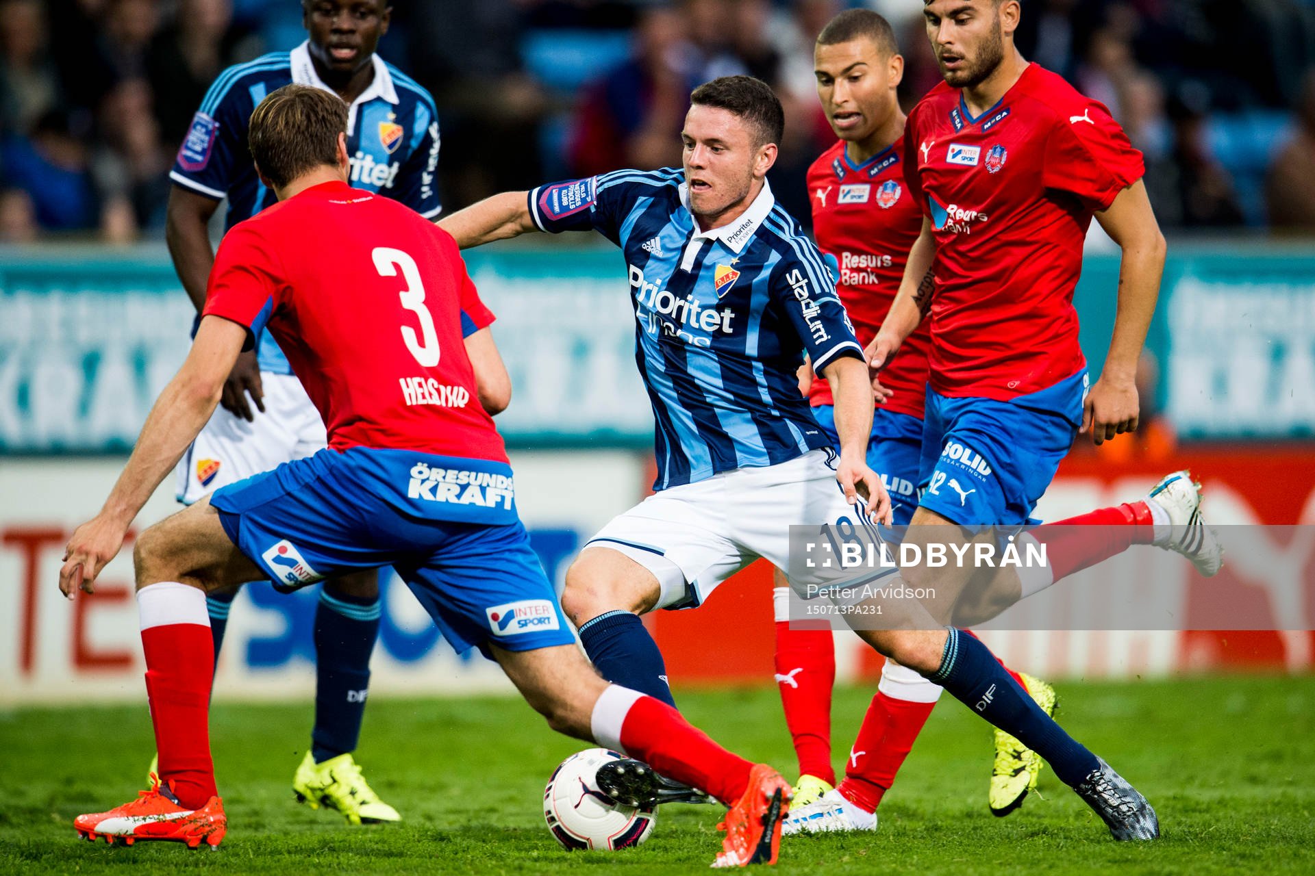 Helsingborgs Jordan Larsson mot Helsingborgs Frederik