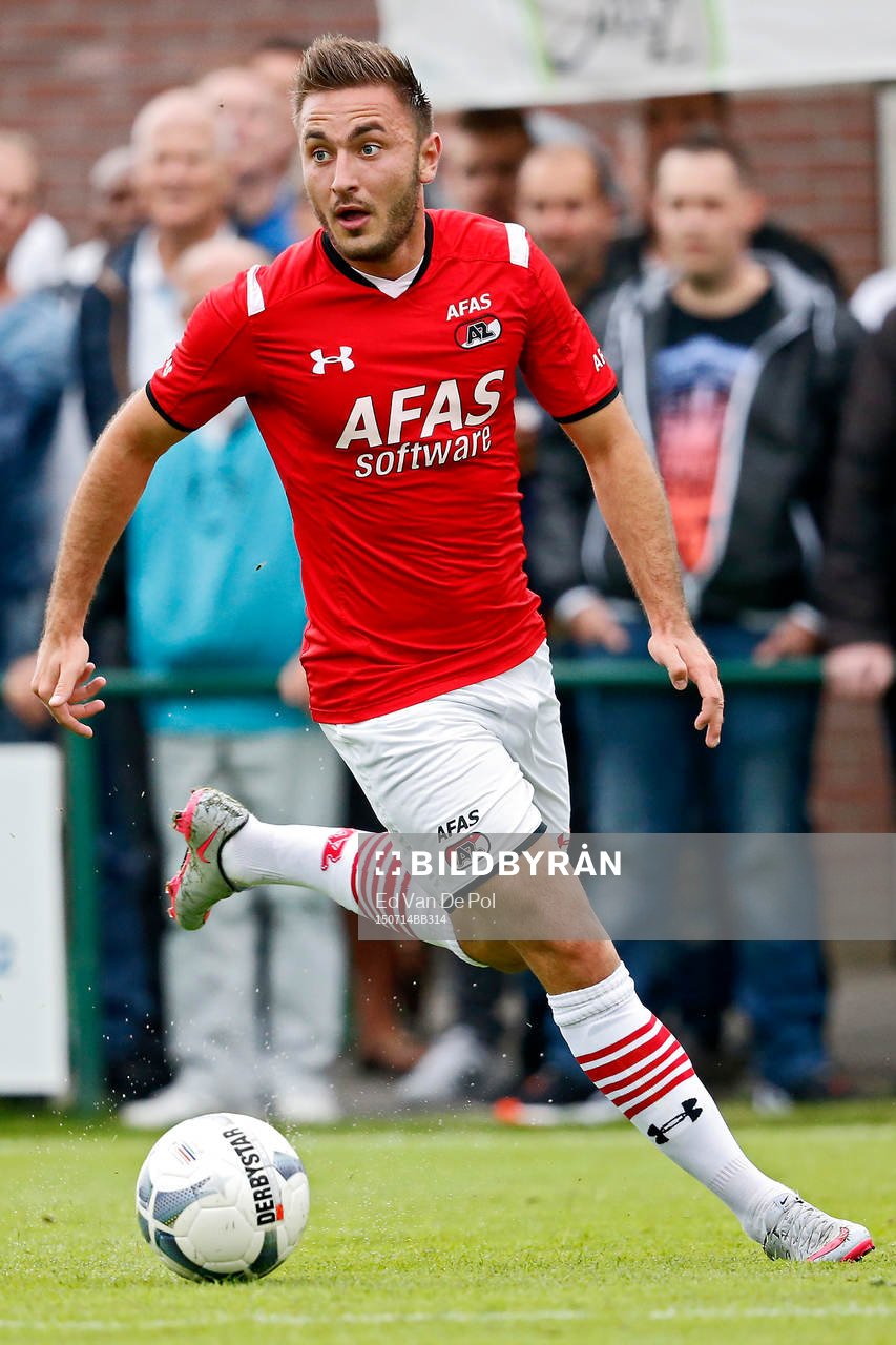 DIRKSHORN - 14-07-2015, AZ - DunDee United, 3-1, AZ speler