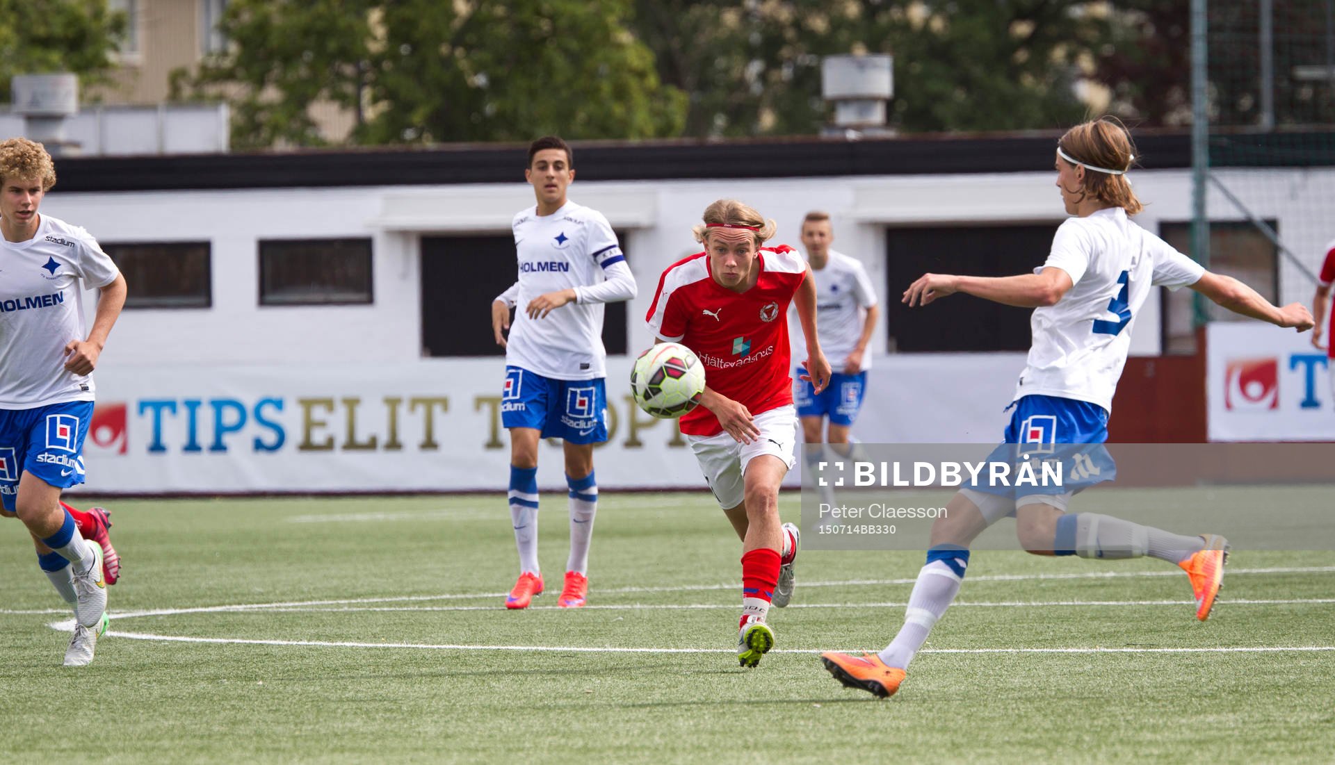 Fotboll, Gothia Cup, Tipselit Trophy: IFK Norrköping - Kalmar FF på Valhalla IP i Göteborg.