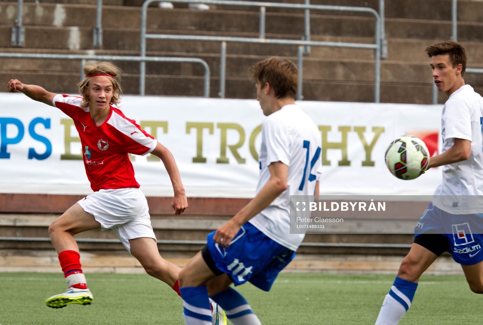 Fotboll, Gothia Cup, Tipselit Trophy: IFK Norrköping - Kalmar FF på Valhalla IP i Göteborg.