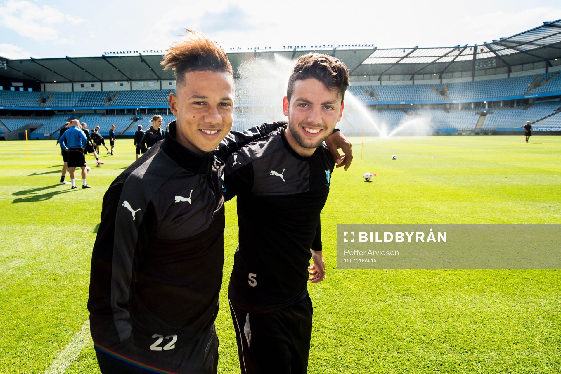 Tobias Sana och Erdal Rakip