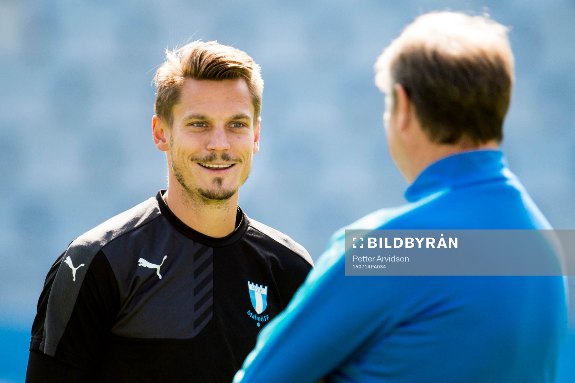 Markus Rosenberg och tränare Åge Hareide