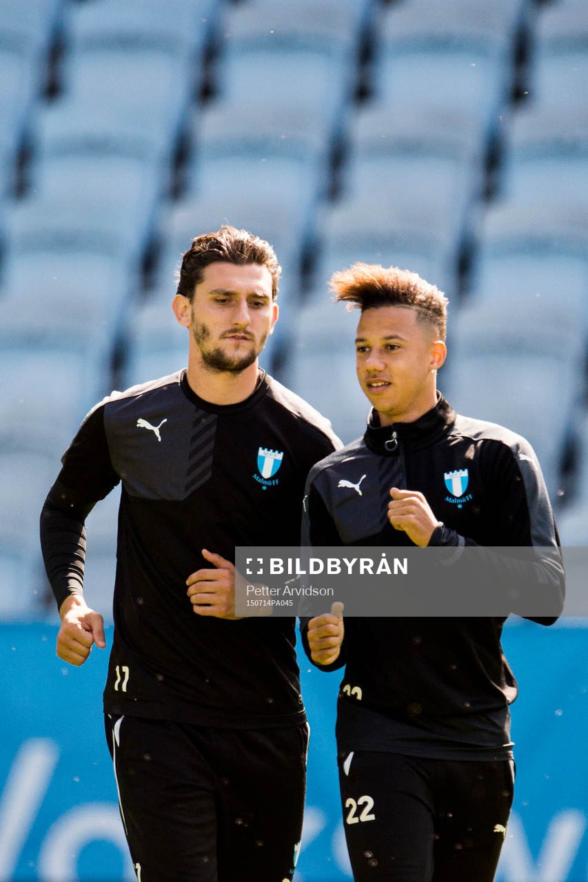 Agon Mehmeti och Tobias Sana