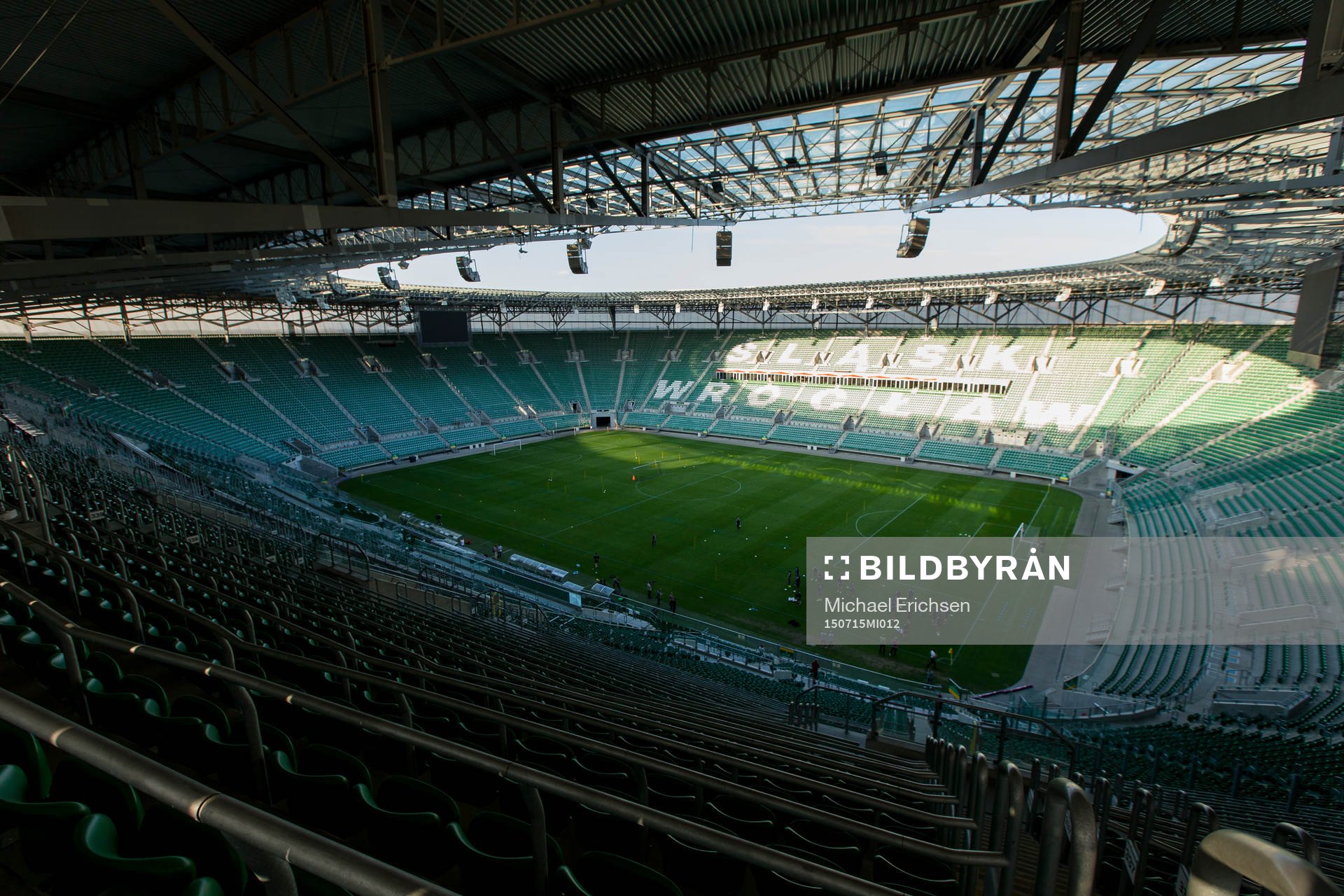 Vy över Wroclaw Stadion