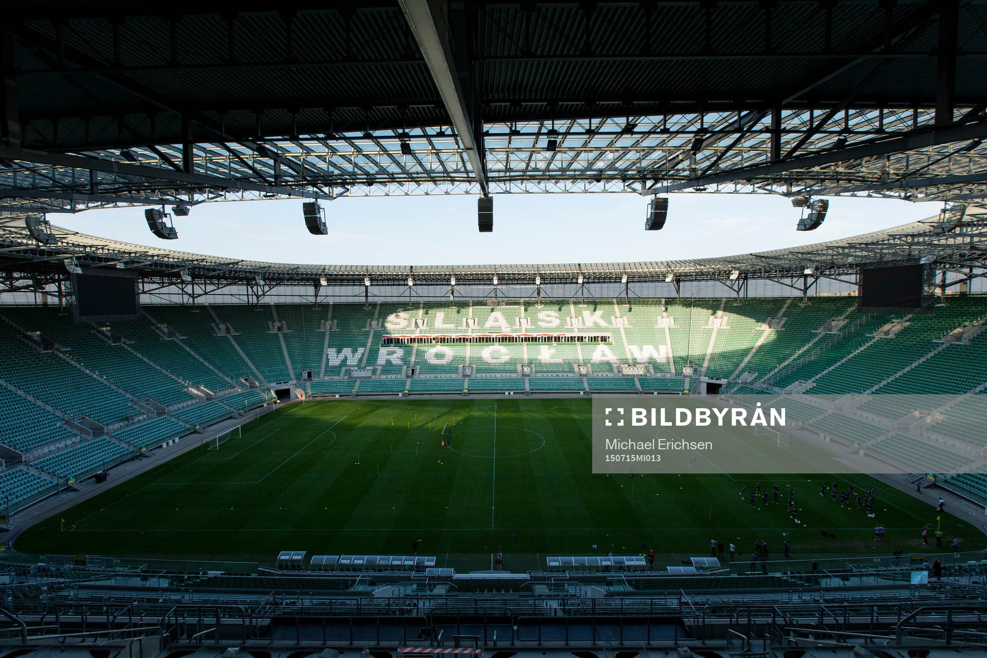 Vy över Wroclaw Stadion