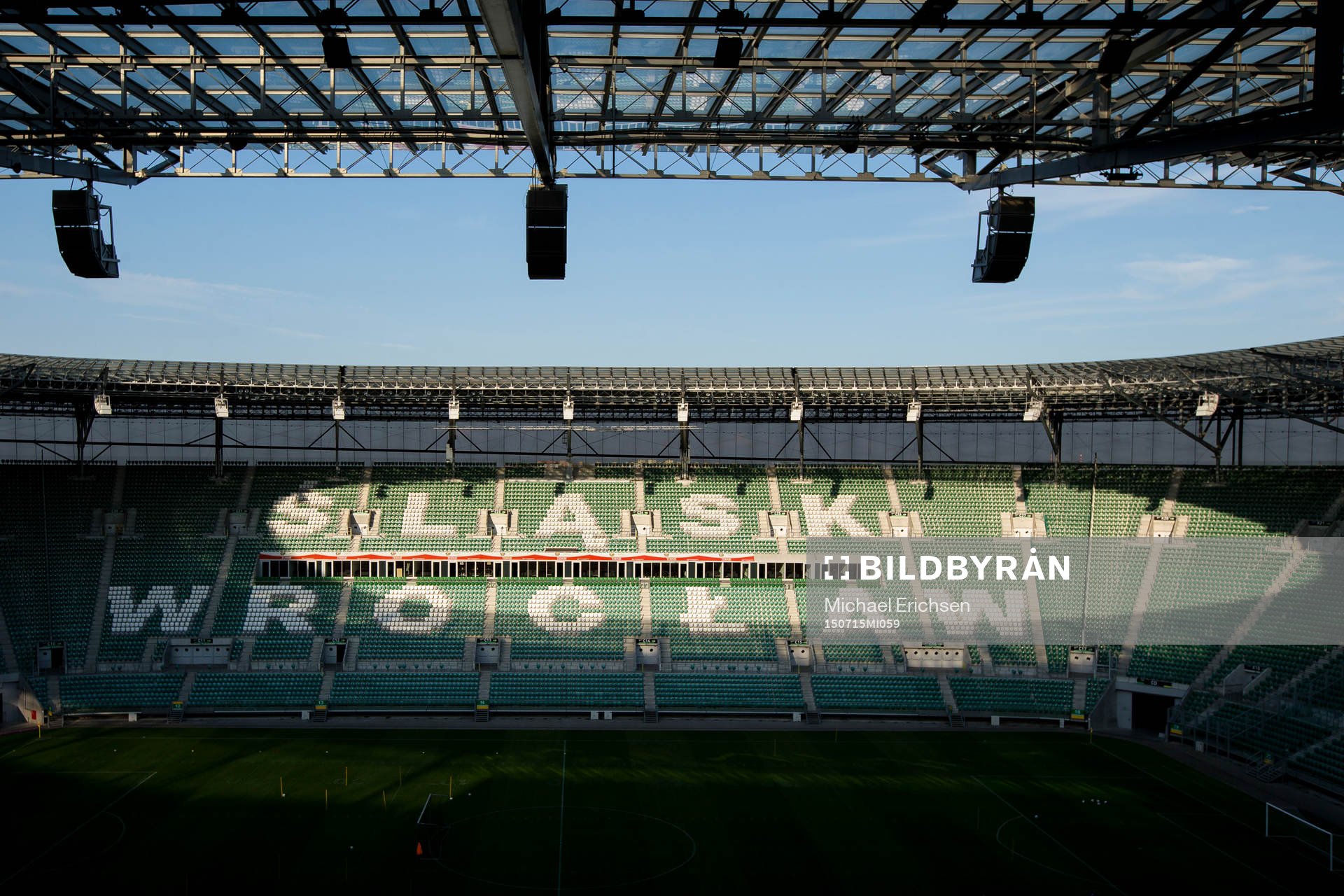 Vy över Wroclaw Stadion