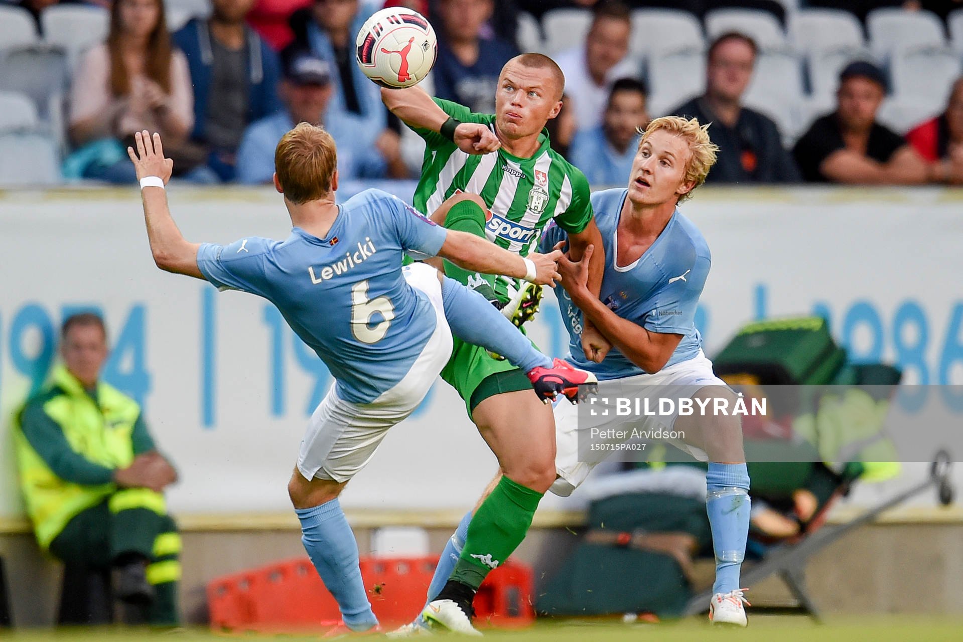 Malmö FFs Oscar Lewicki och Franz Brorsson