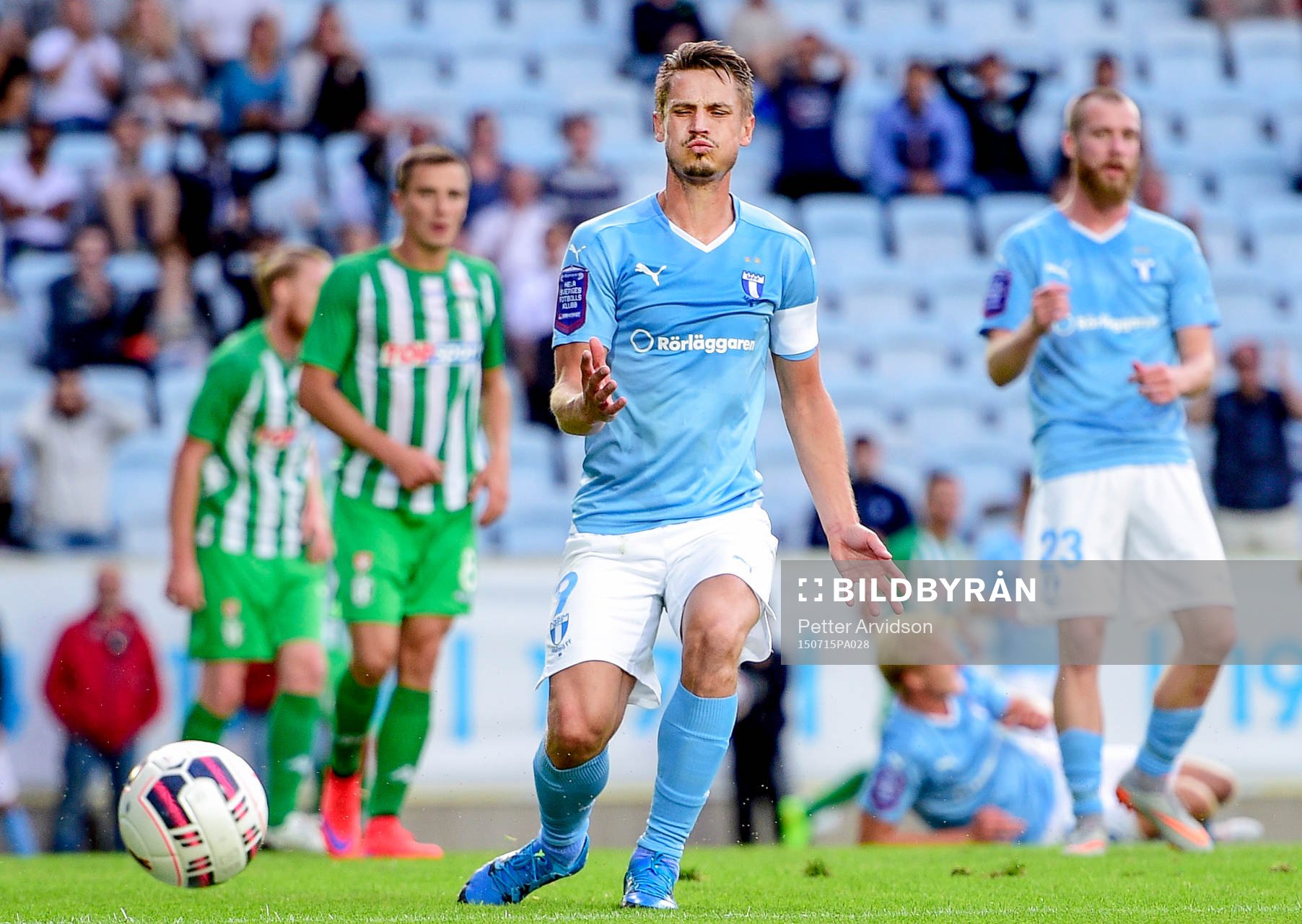 Malmö FFs Markus Rosenberg deppar