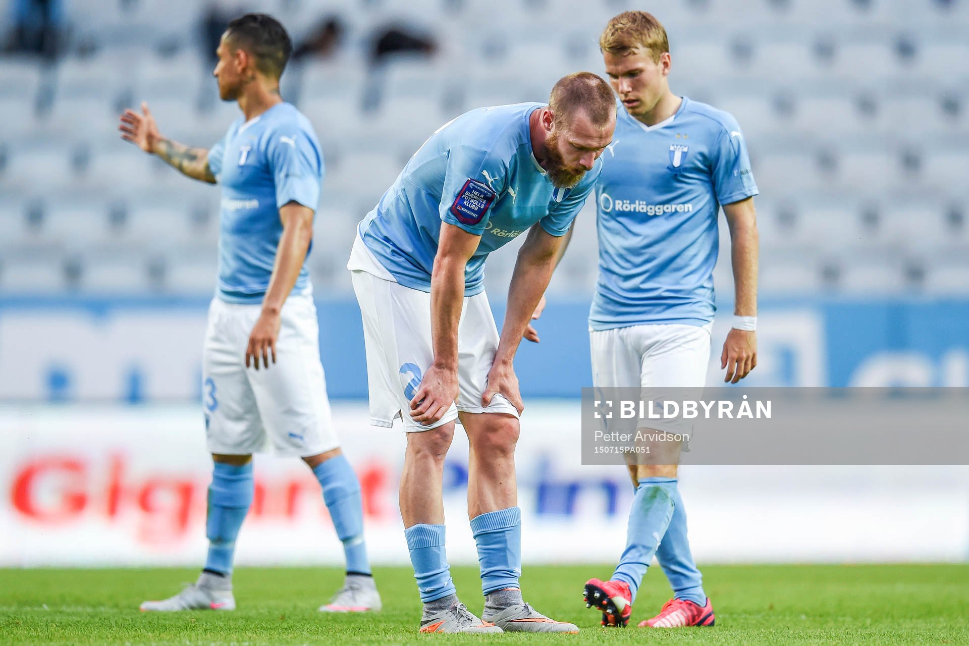 Malmö FFs Victor Yoshimar Yotun Flores, Jo Inge Berget och
