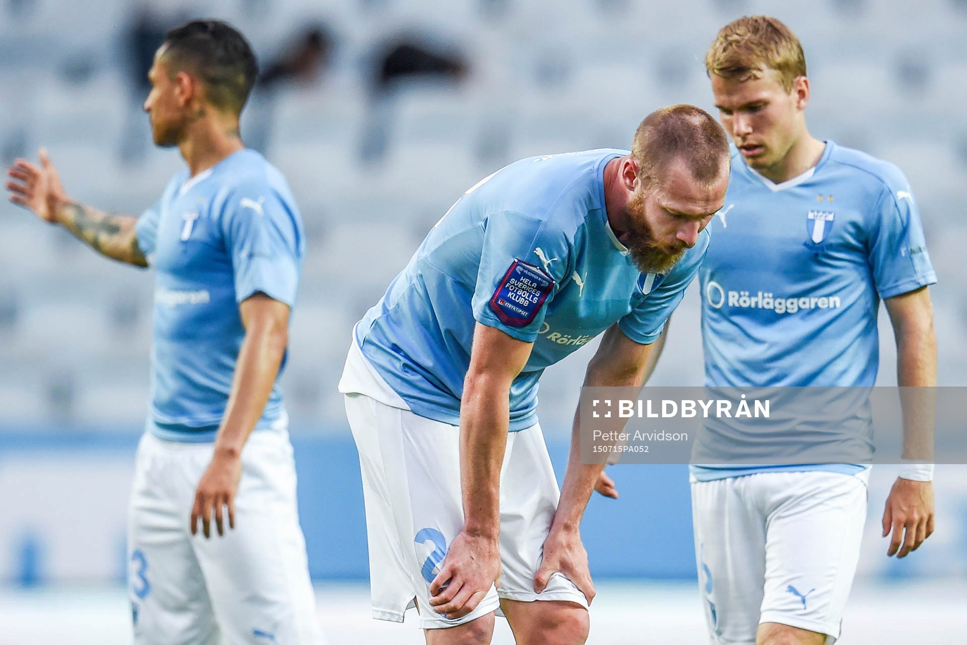 Malmö FFs Victor Yoshimar Yotun Flores, Jo Inge Berget och