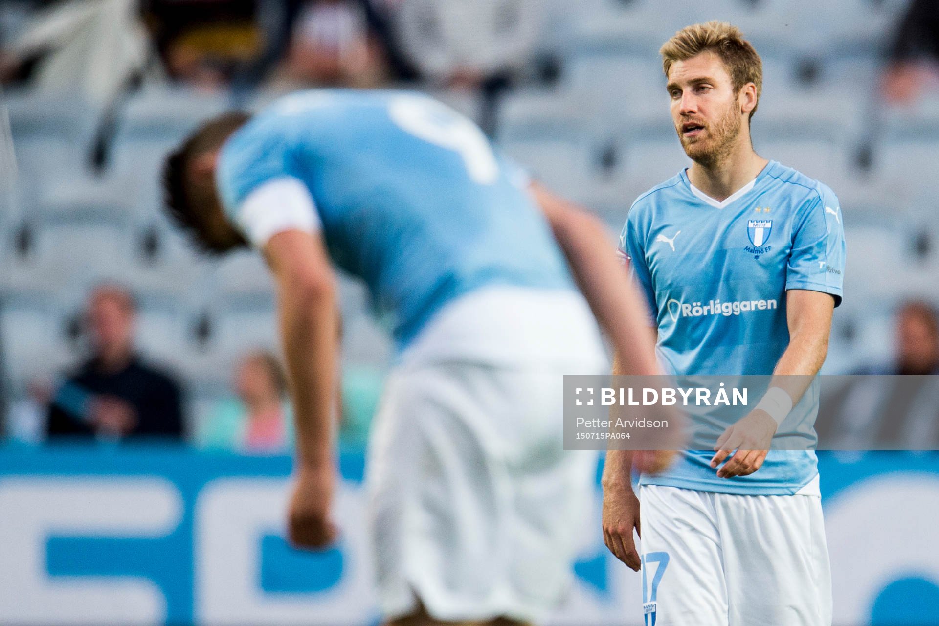 Malmö FFs Rasmus Bengtsson deppar