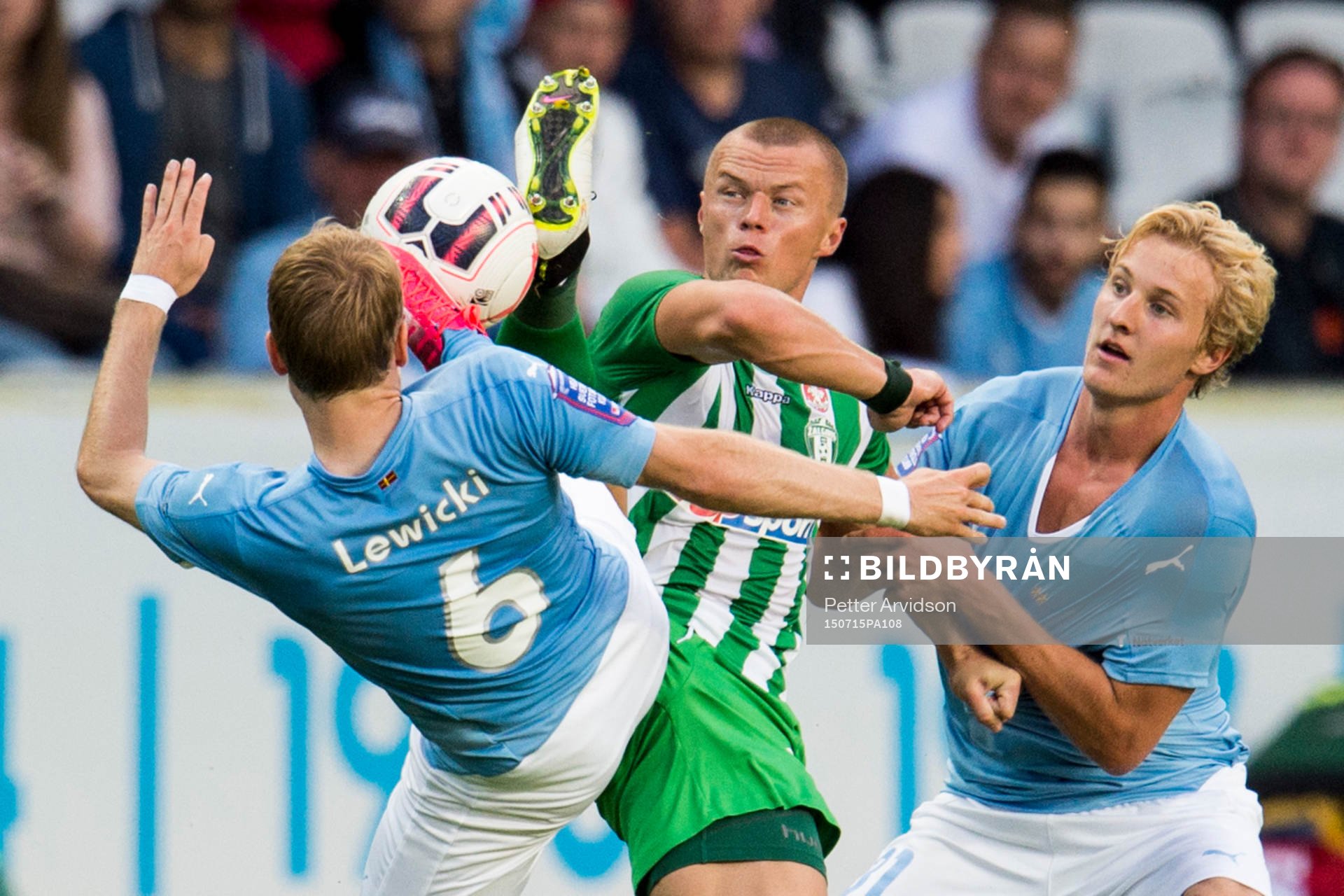 Malmö FFs Oscar Lewicki och Franz Brorsson
