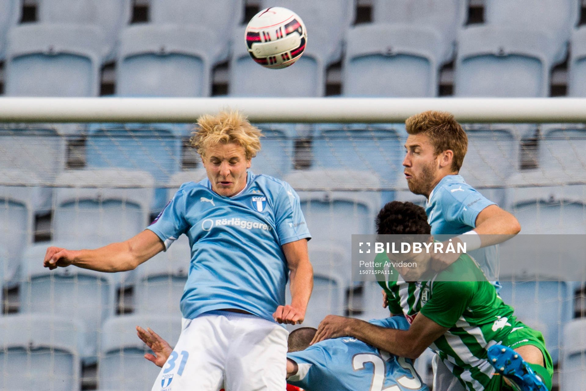 Malmö FFs Franz Brorsson och Rasmus Bengtsson