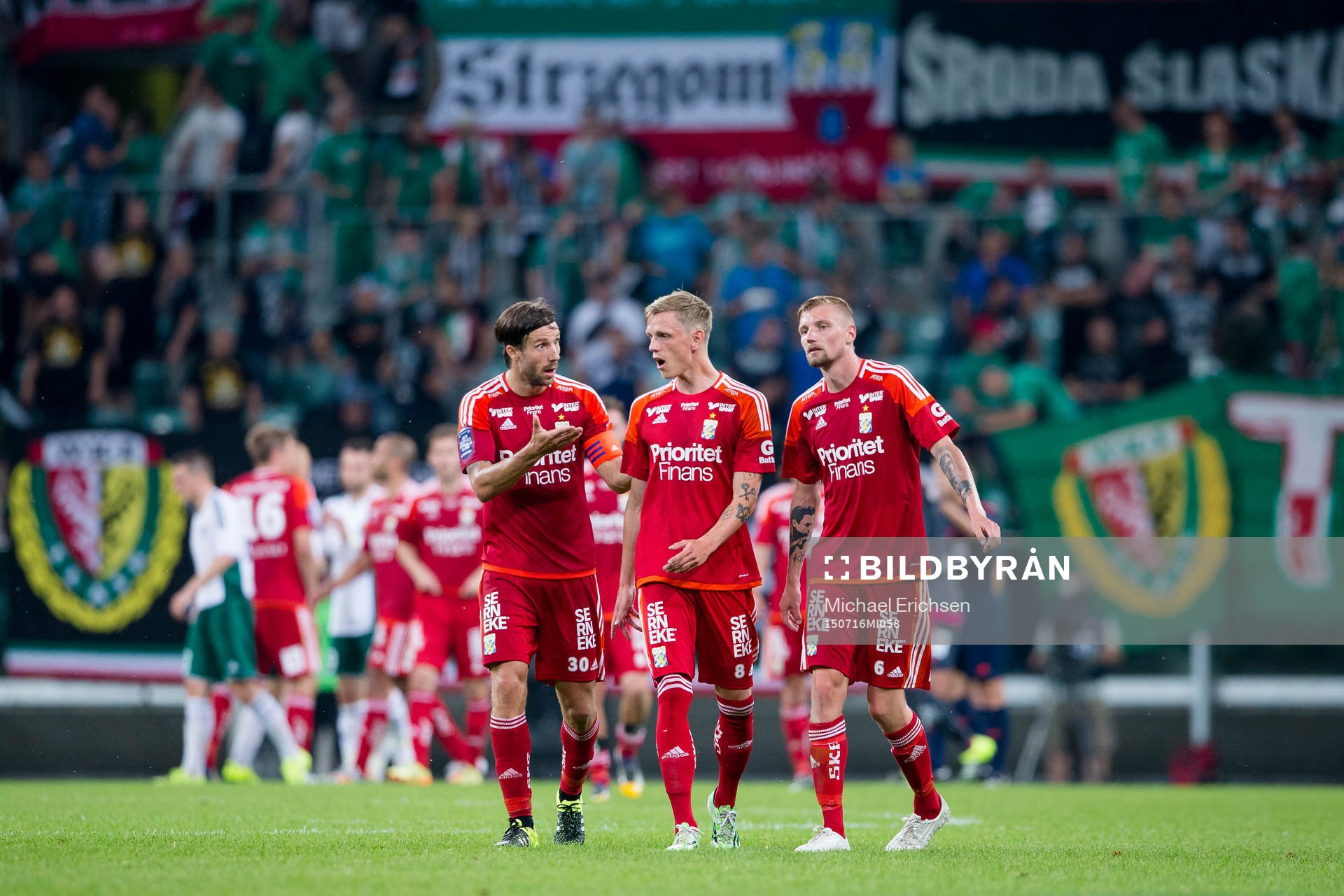 IFK Göteborgs Mattias Bjärsmyr, Sören Rieks och