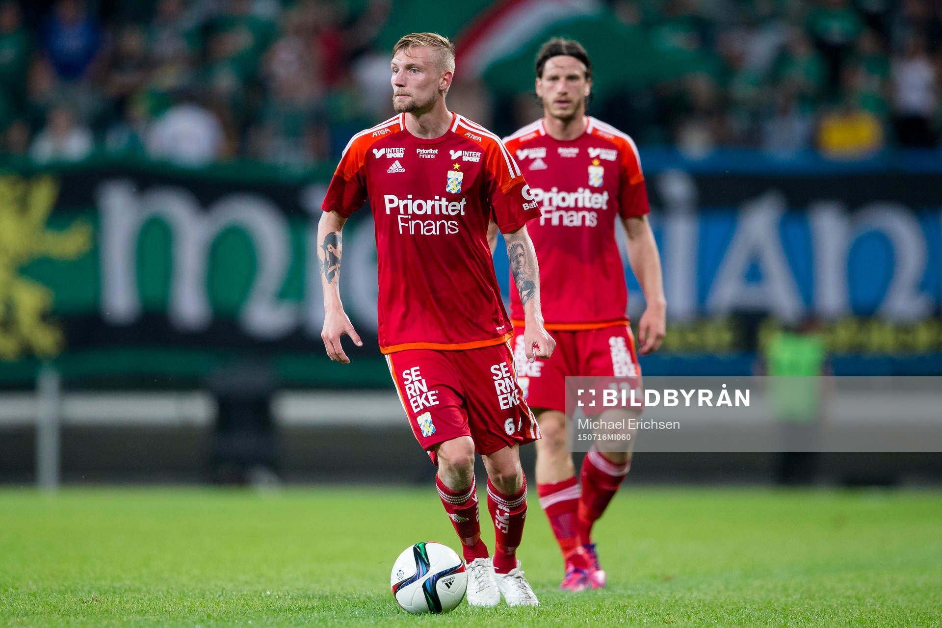 IFK Göteborgs Sebastian Eriksson och Gustav Svensson