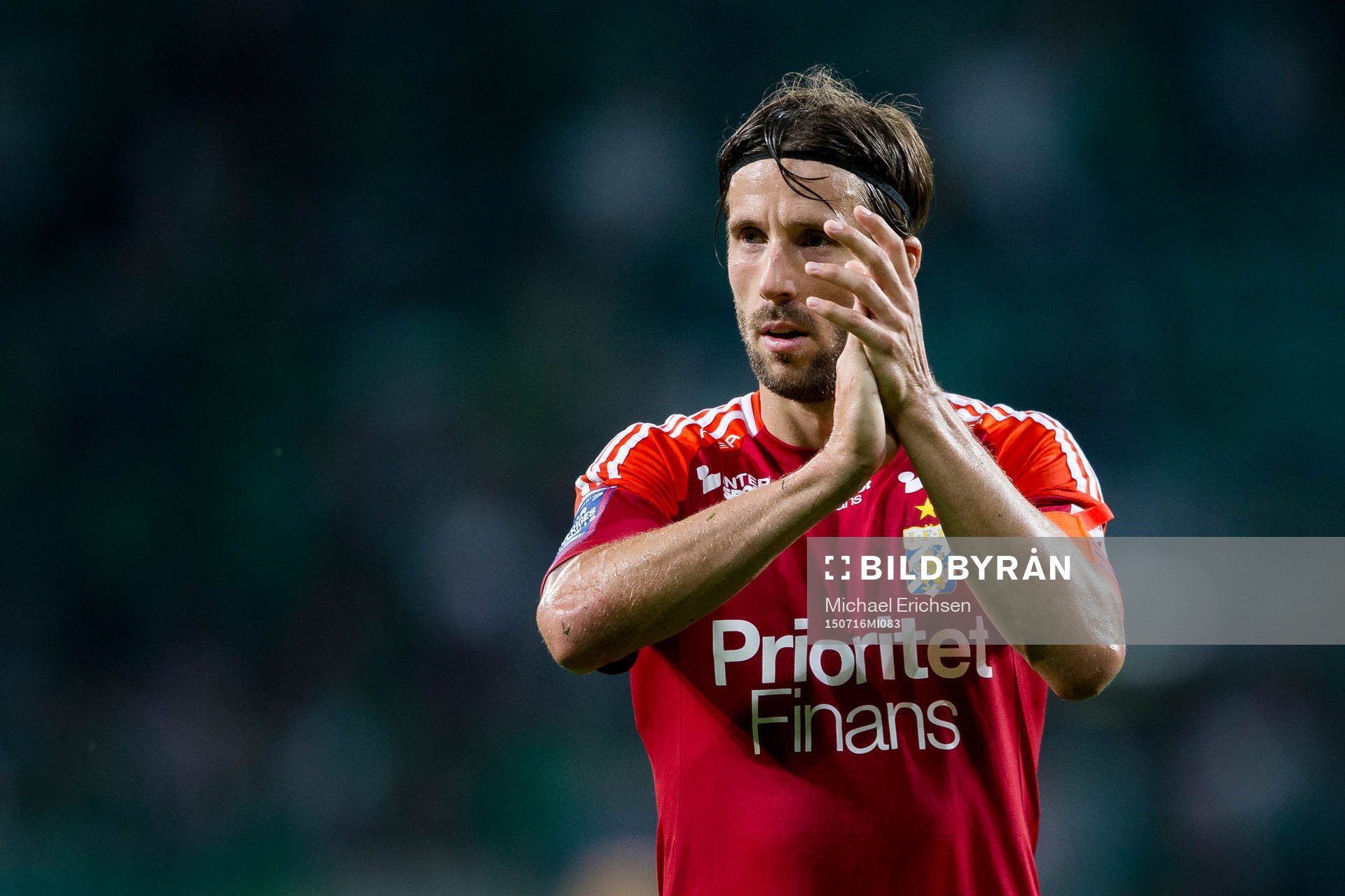 IFK Göteborgs Mattias Bjärsmyr tackar