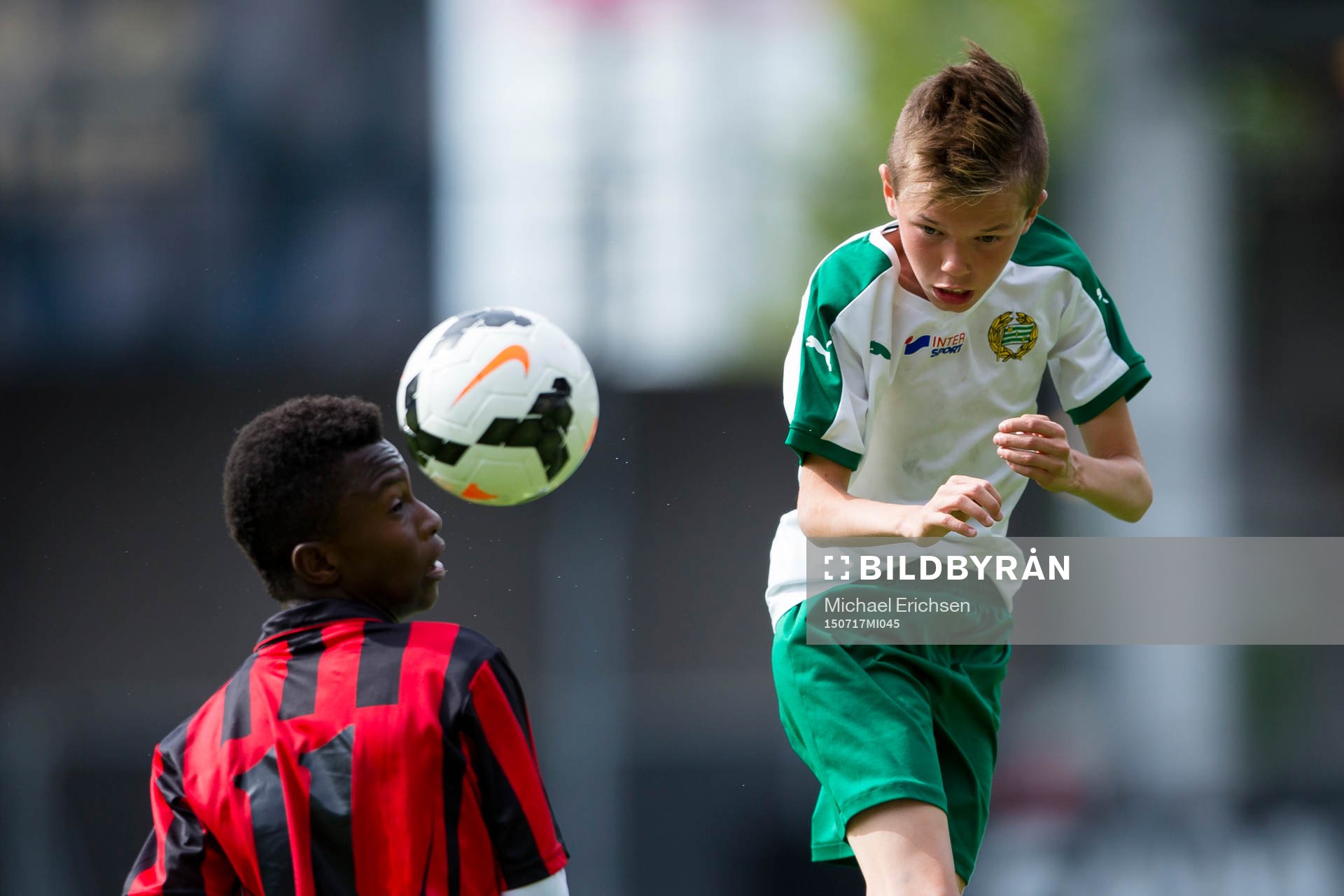 Nickduell  B12-finalen i Gothia Cup mellan Lizzy Football