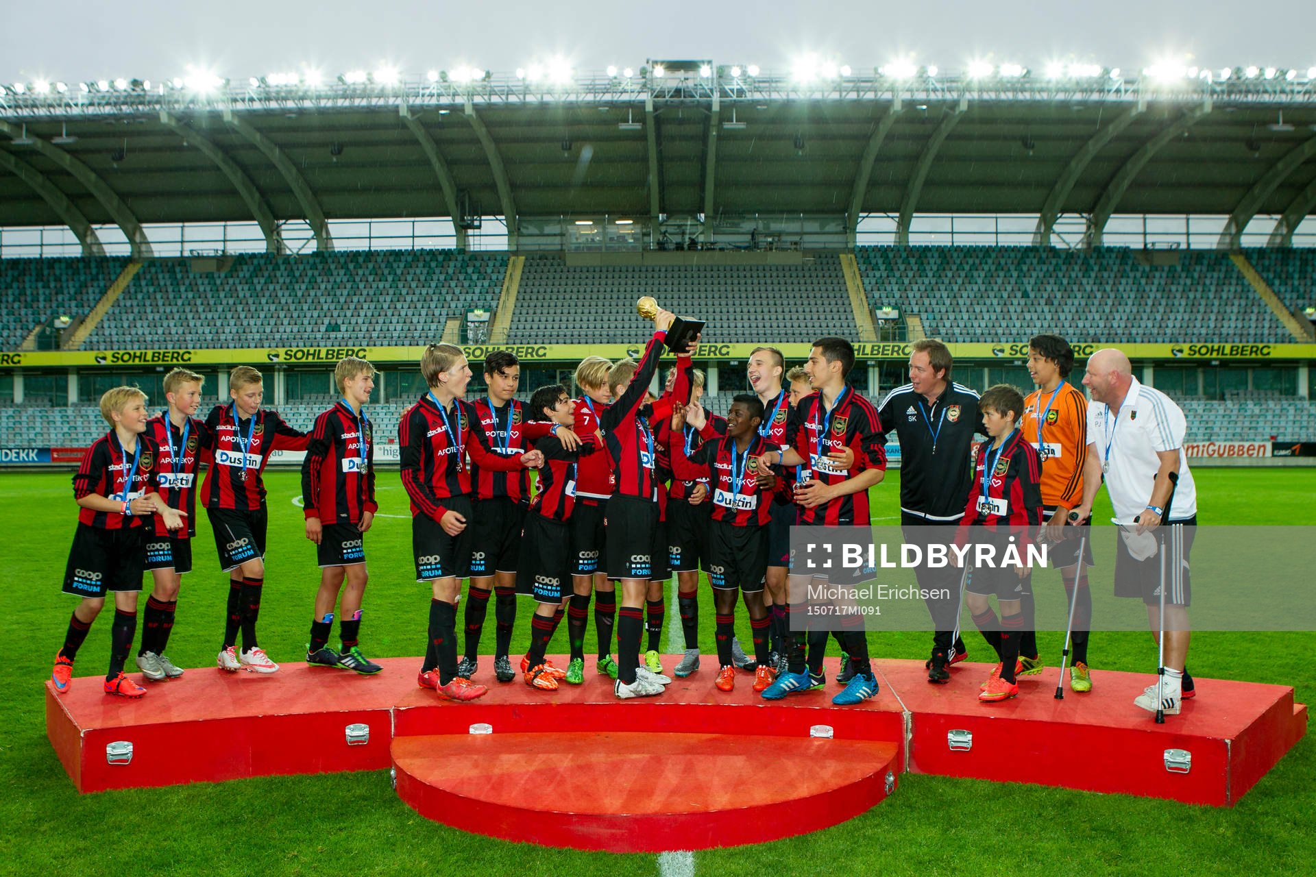 Brommapojkarna silvermedaljörer