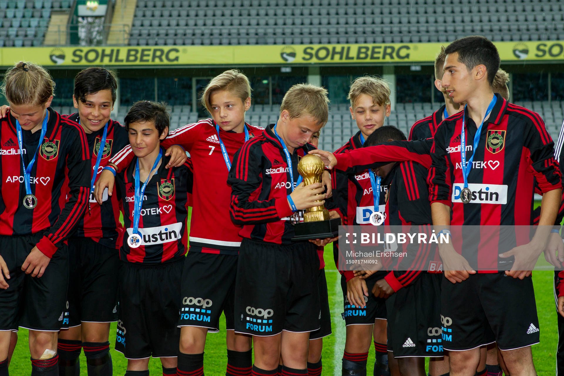 Brommapojkarna silvermedaljörer