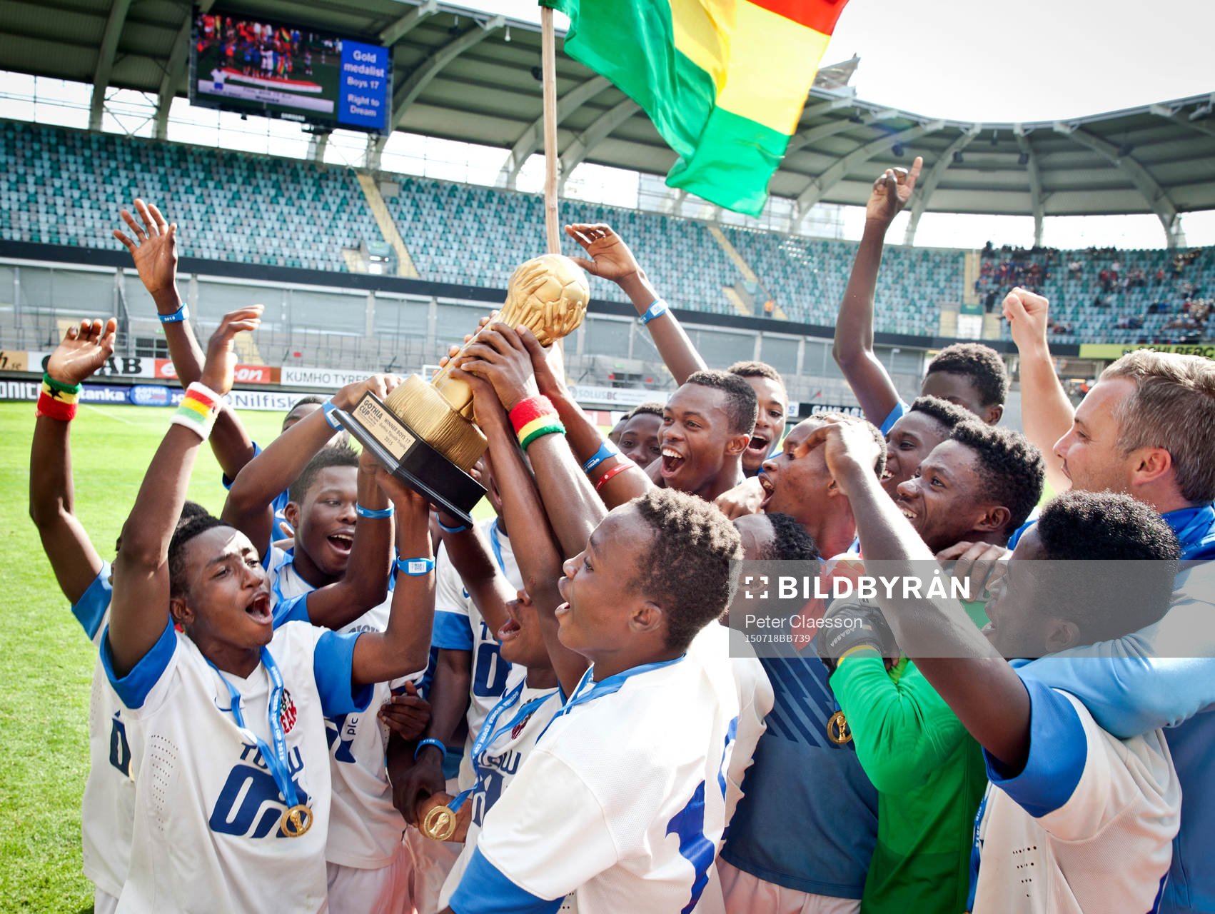 Fotboll, Gothia Cup, Tipselit Trophy: Final Right to Dream på Gamla Ullevi i Göteborg. 