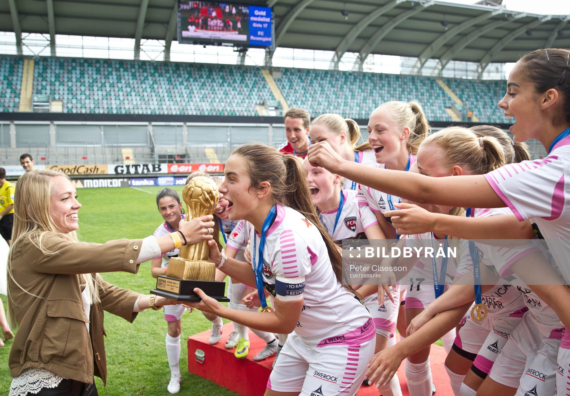 Fotboll, Gothia Cup, Tipselit Trophy: Final Right to Dream på Gamla Ullevi i Göteborg. 