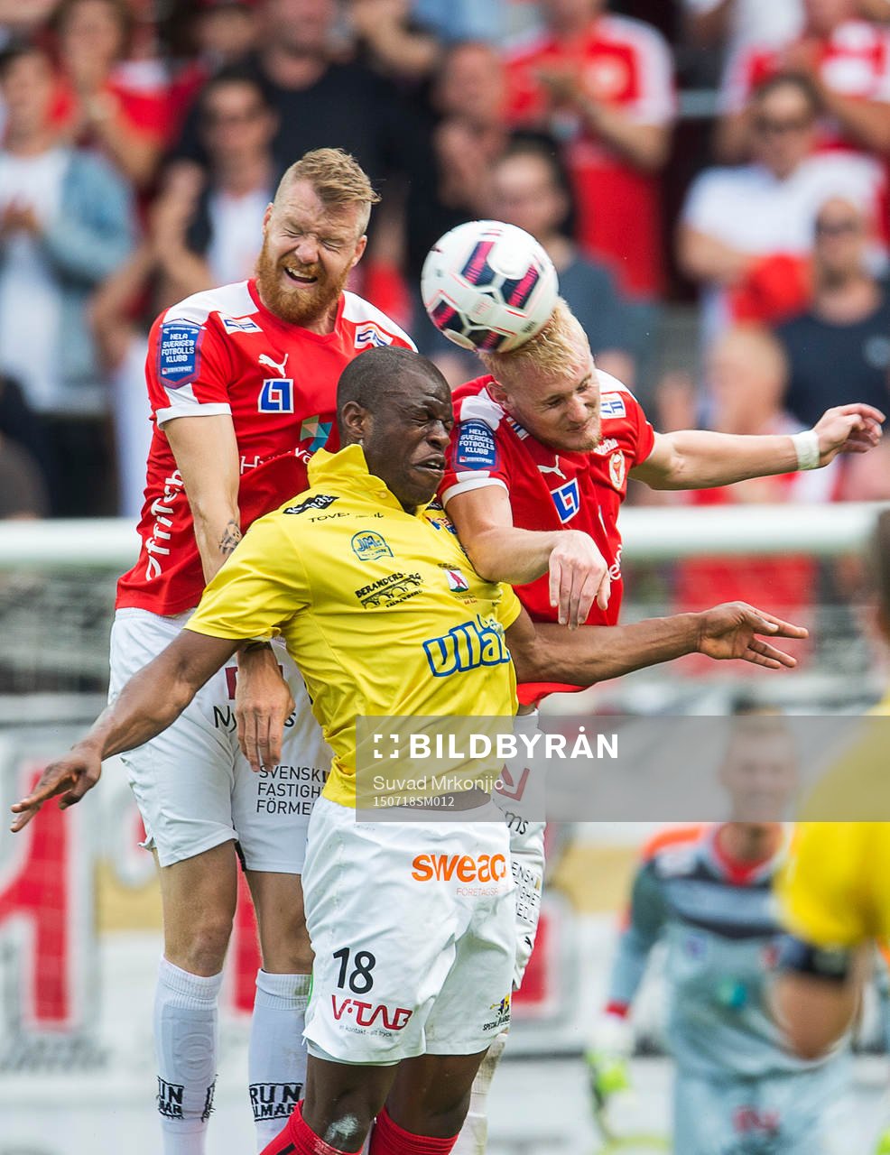 Kalmars Marcus Nilsson och Ludvig Öhman samt Falkenbergs