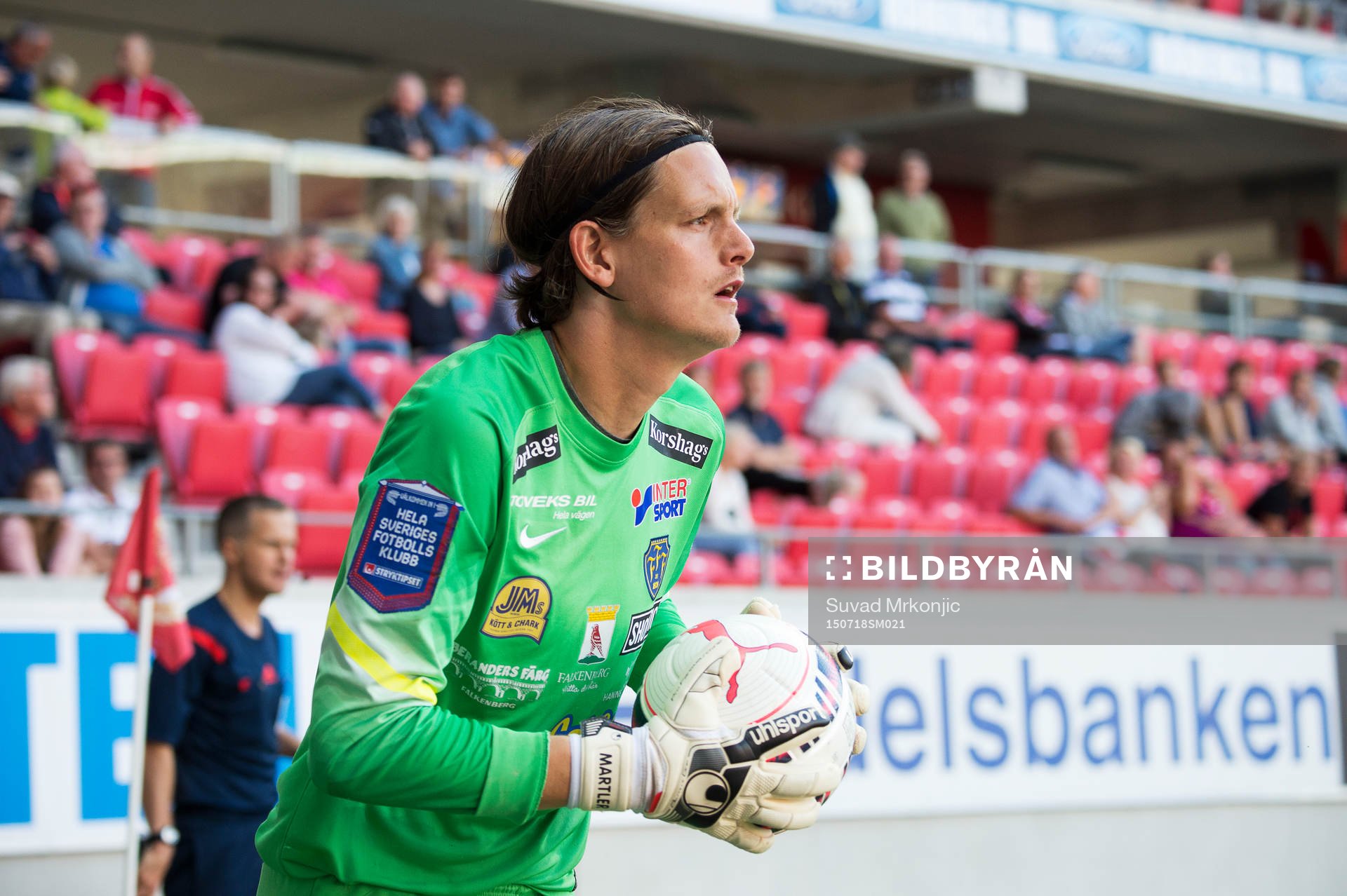 Falkenbergs målvakt Otto Martler
