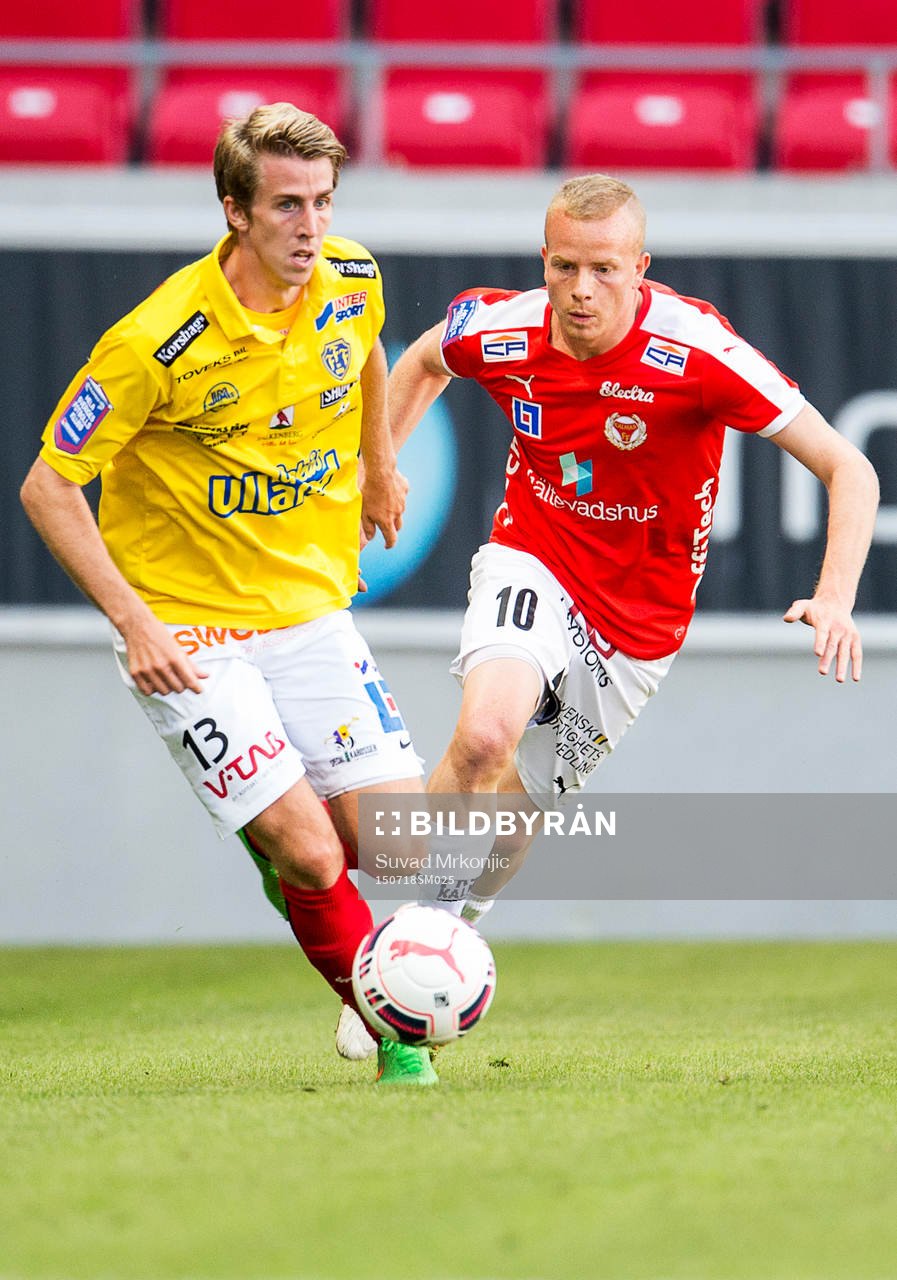 Falkenbergs Adam Eriksson och Kalmars Tobias Eriksson