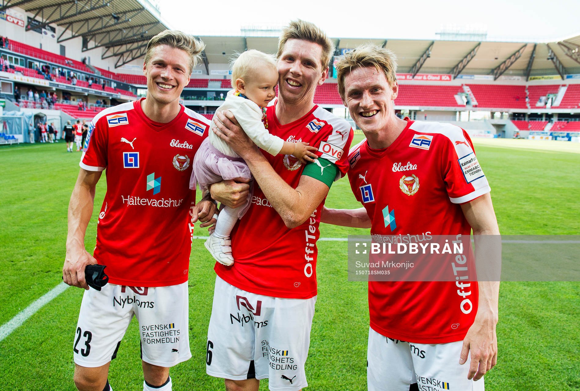 Kalmars Viktor Elm , David Elm och Rasmus Elm