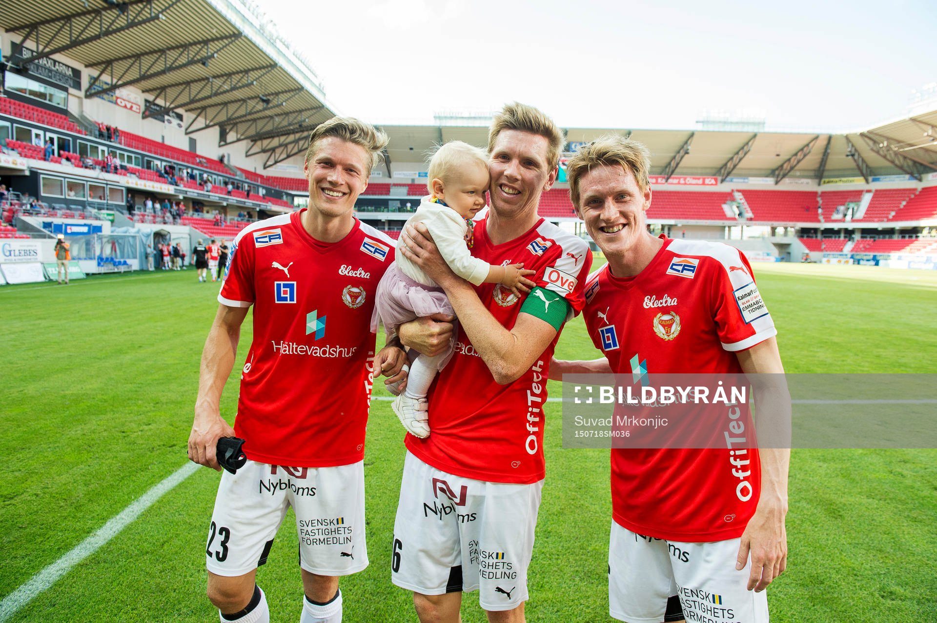 Kalmars Viktor Elm , David Elm och Rasmus Elm