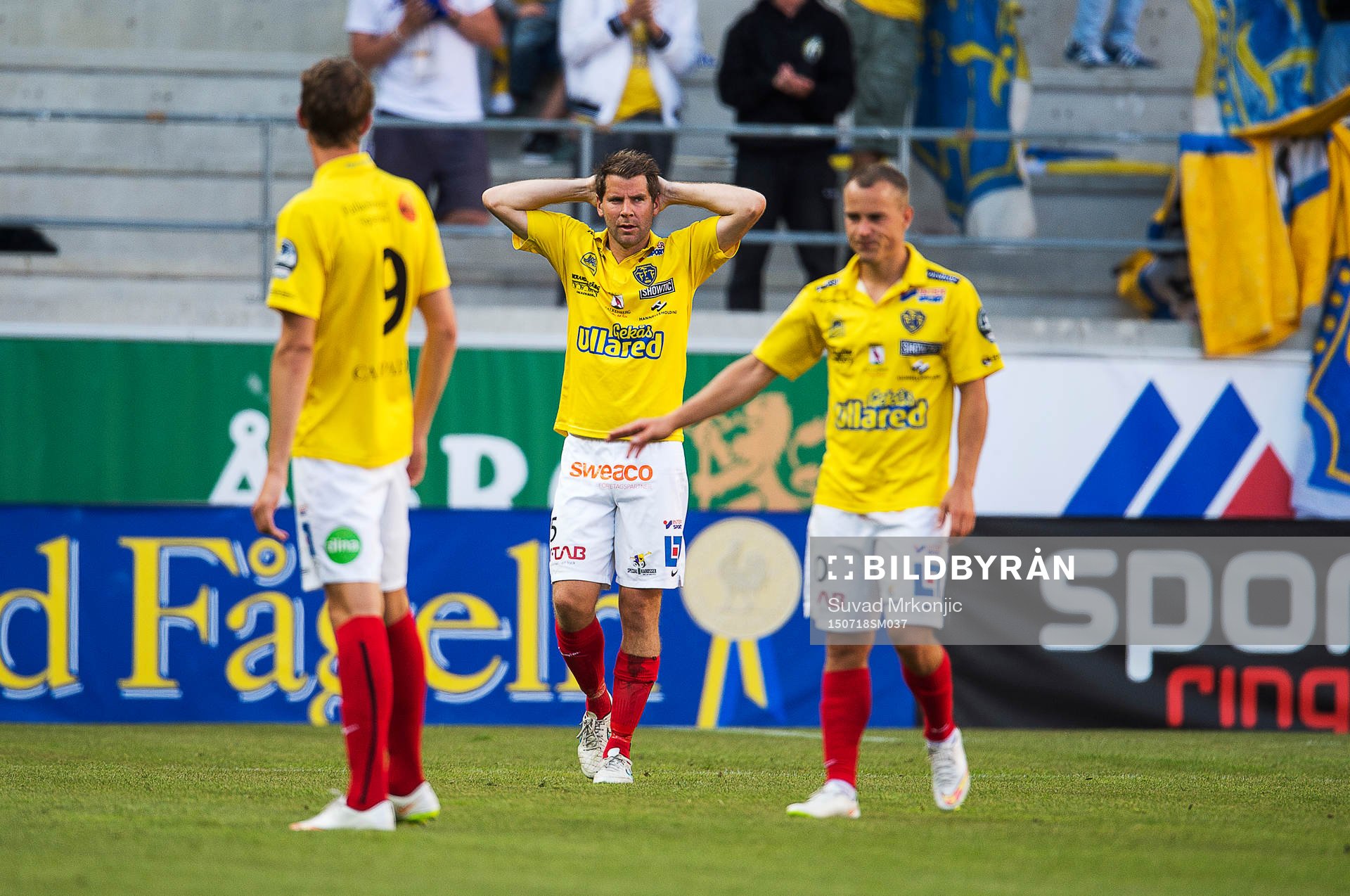 Falkenbergs Gustaf Nilsson, Stefan Rodevåg och Carl Wede