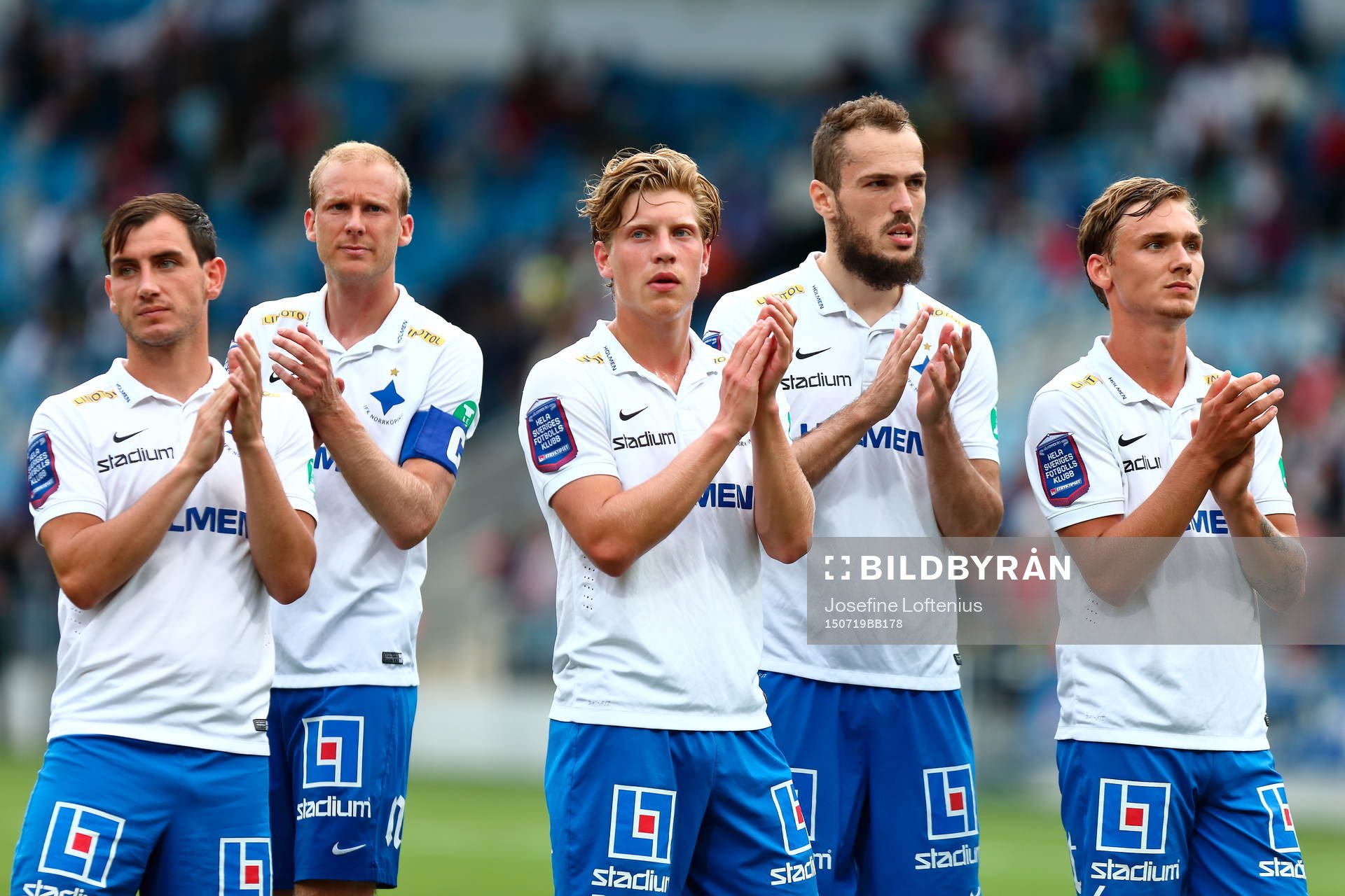 Norrköpings Nikola Tkalcic, Andreas Johansson, Alexander