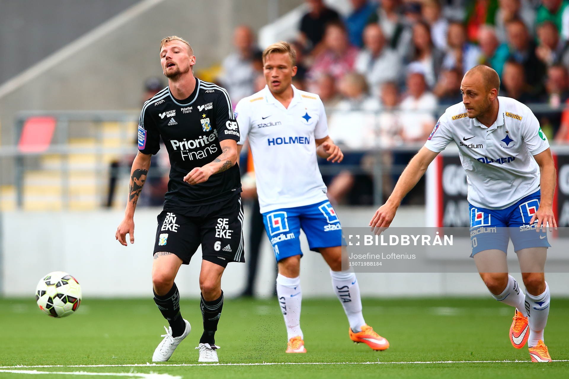 IFK Göteborgs Sebastian Eriksson, Nicklas Bärkroth och
