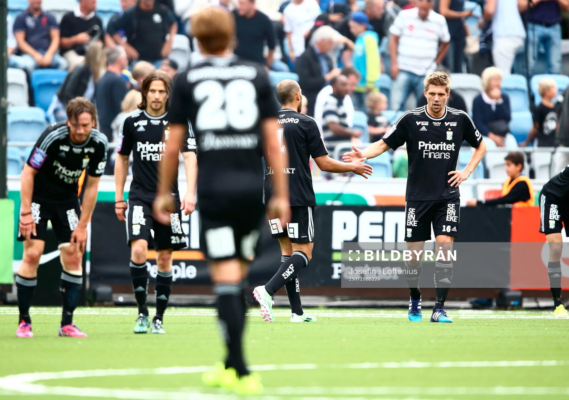 IFK Göteborg med bland andra Lasse Vibe och Mikael Boman