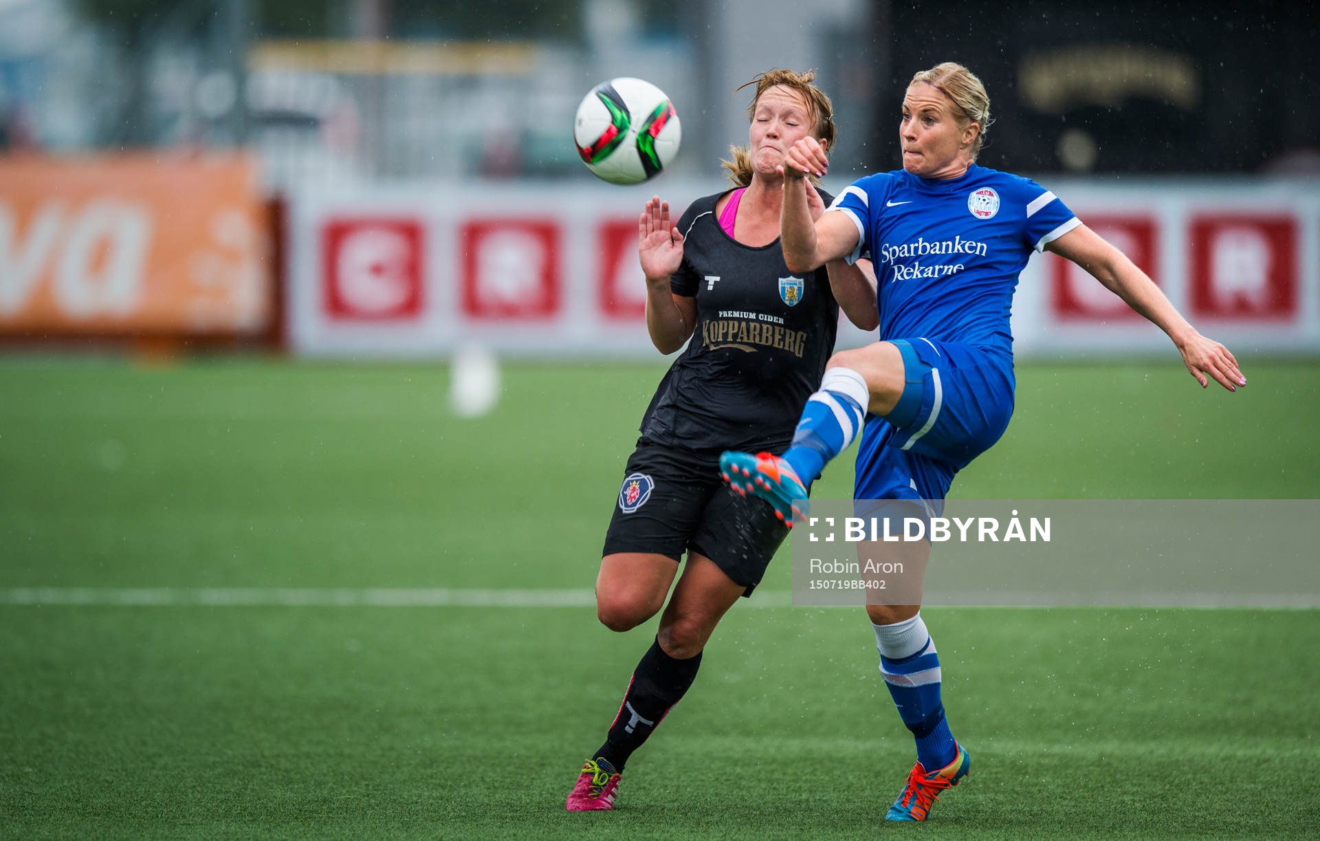 Göteborgs Sofia Skog och Eskilstunas Annica Svensson i