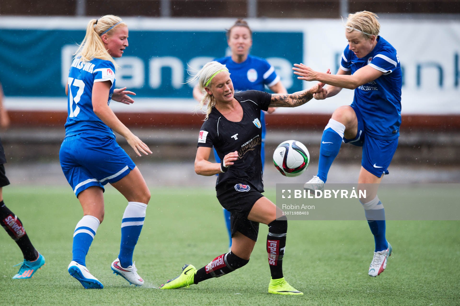 Göteborgs Filippa Curmark och Eskilstuna Petra Larsson i