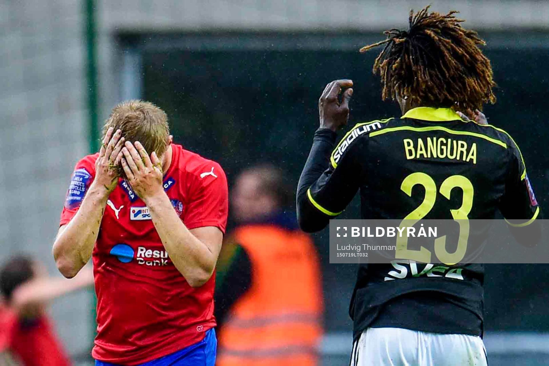 Helsingborgs Andreas Landgren deppar