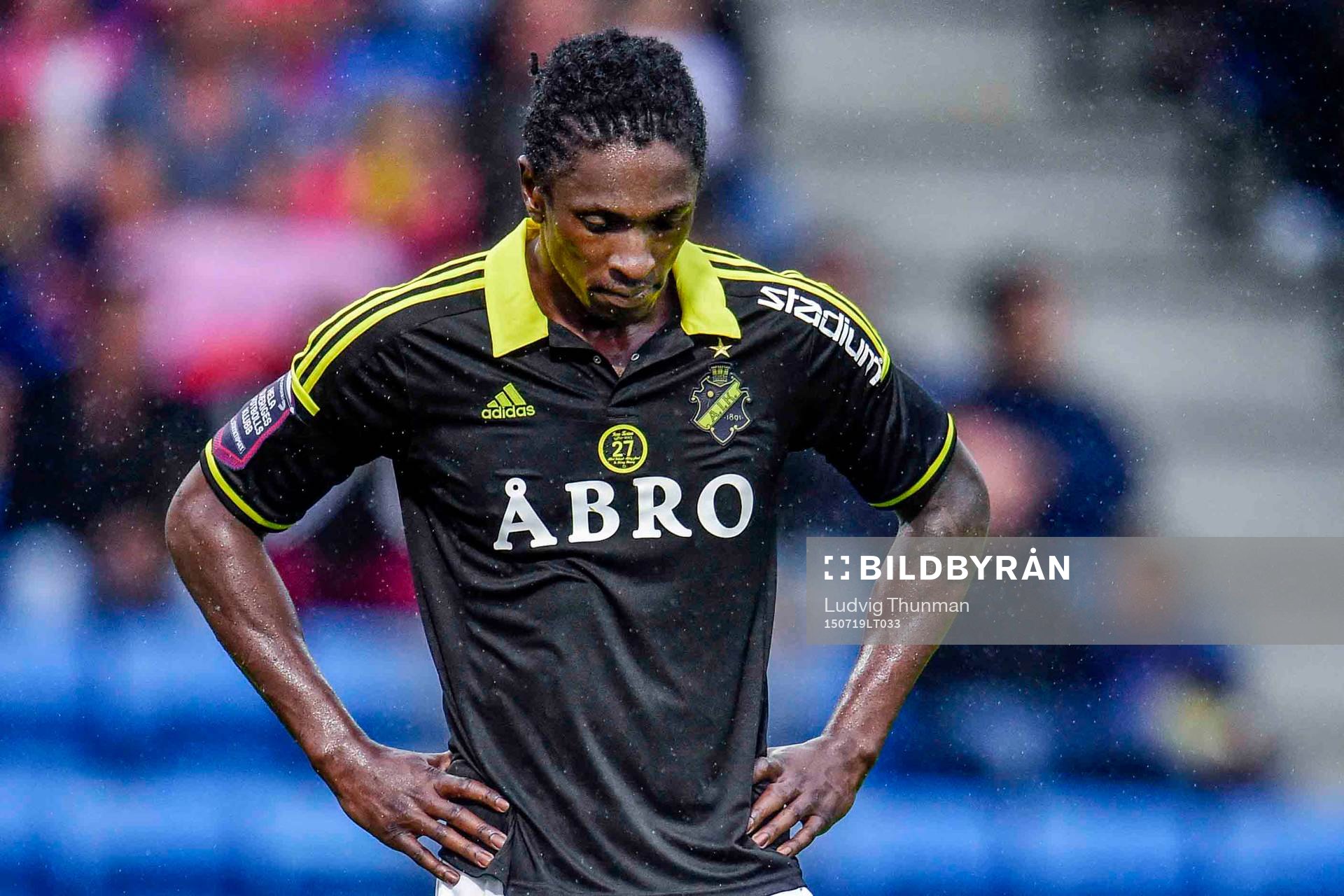 Helsingborgs Dickson Etuhu deppar