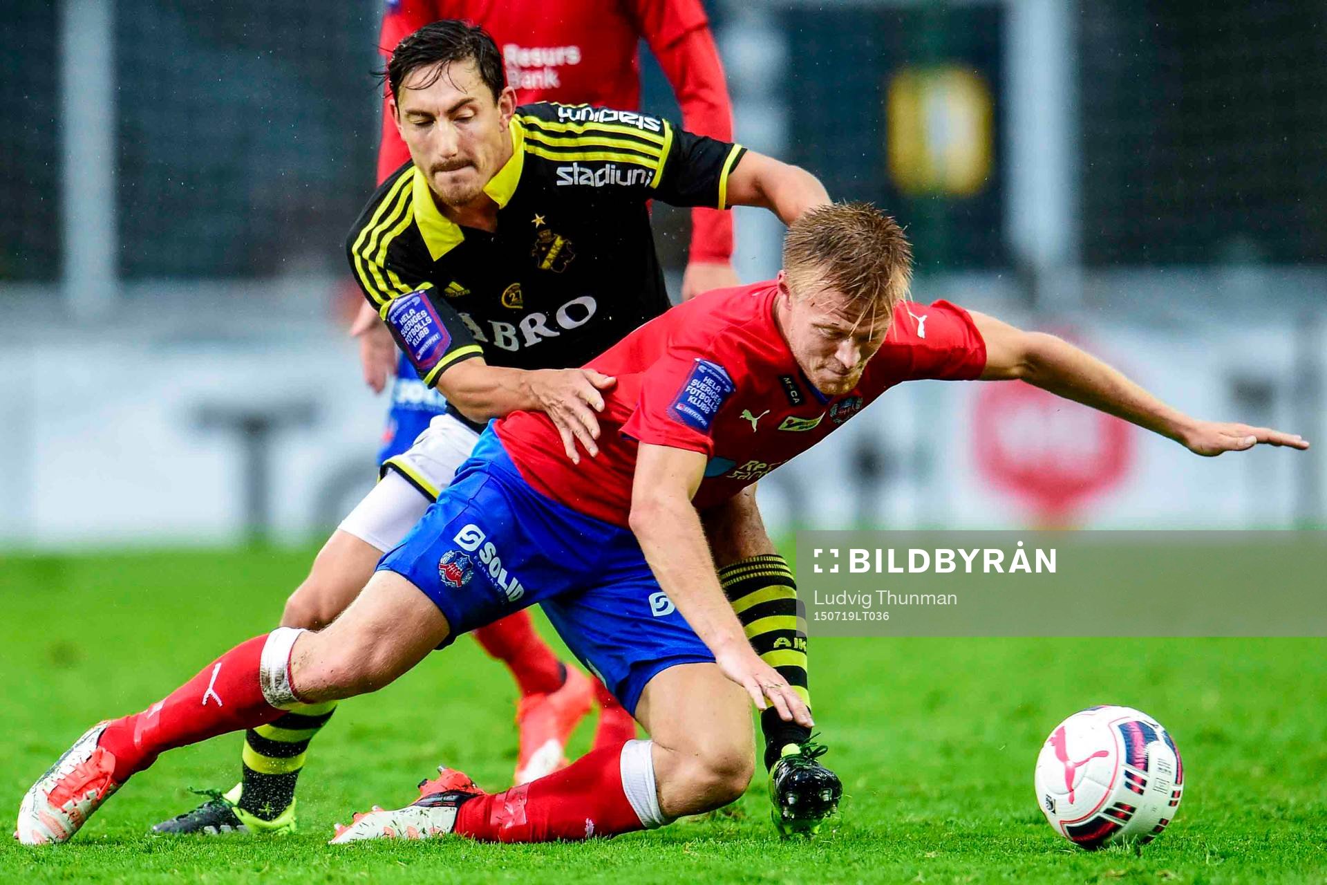 s Stefan Ishizaki och Helsingborgs Andreas Landgren