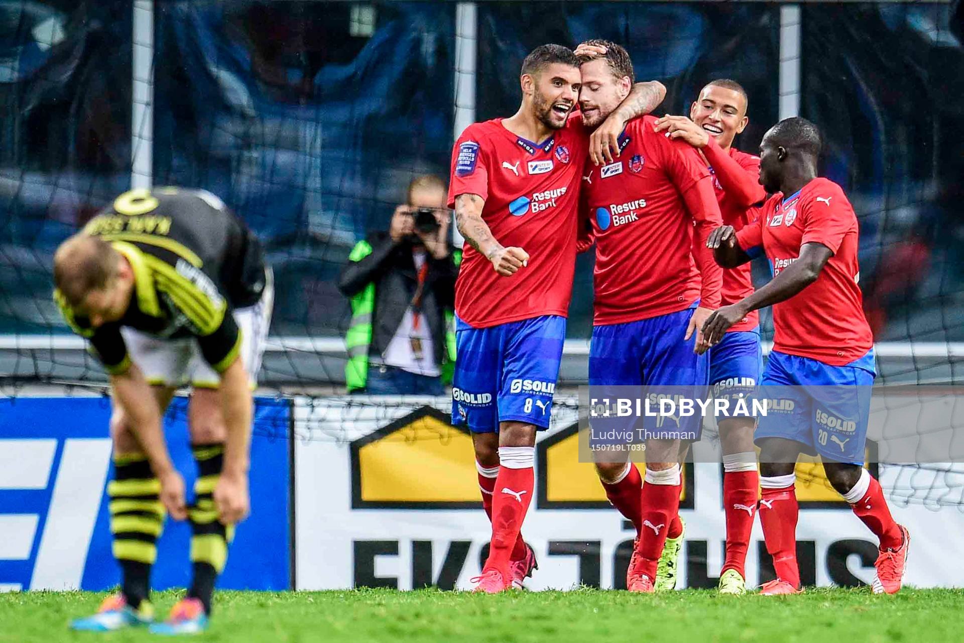 Helsingborgs Victor Palsson , Arnór Smárason  Jordan
