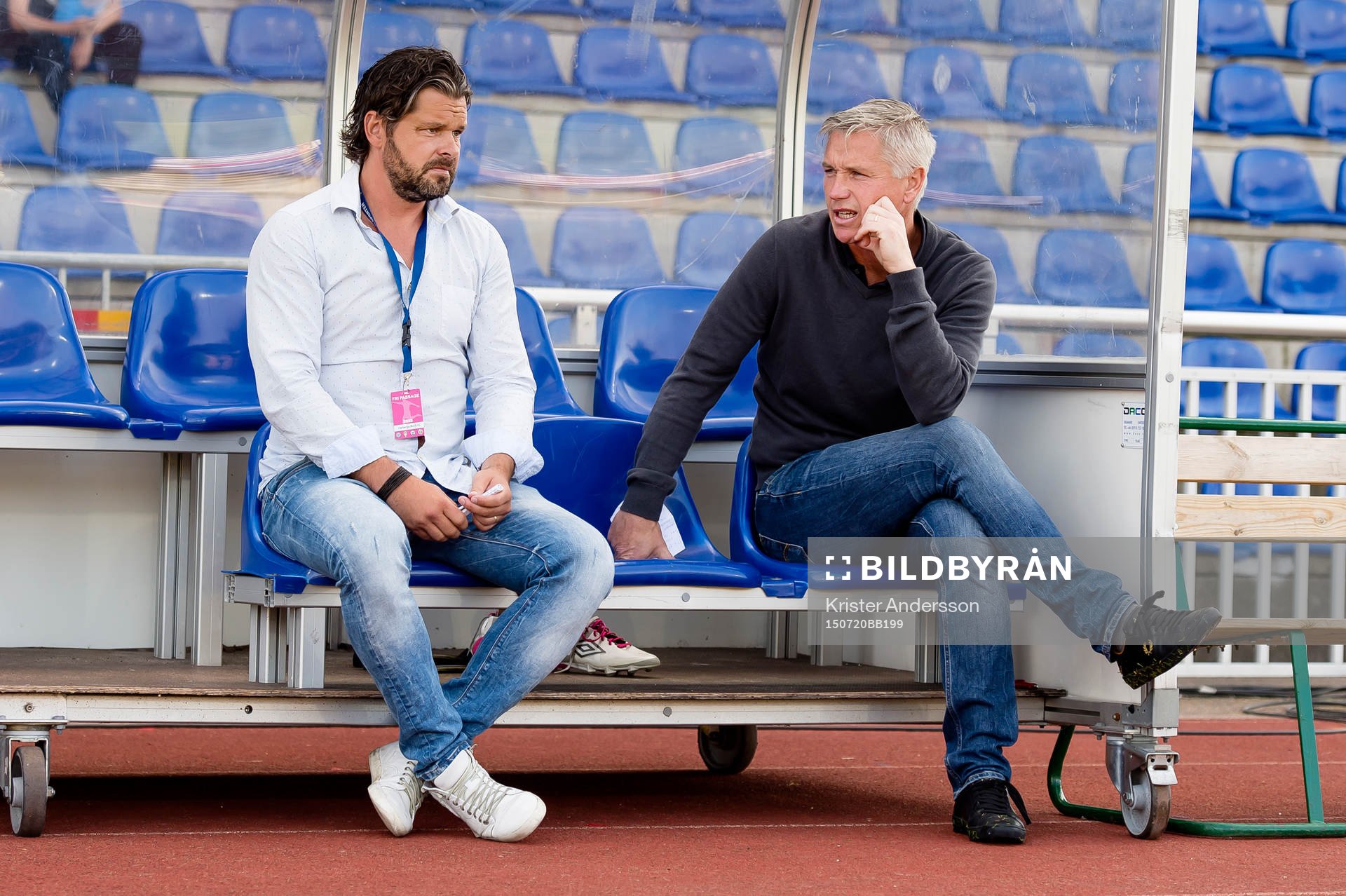 Varbergs sportchef Fredrik Mohlin och tränare Jörgen