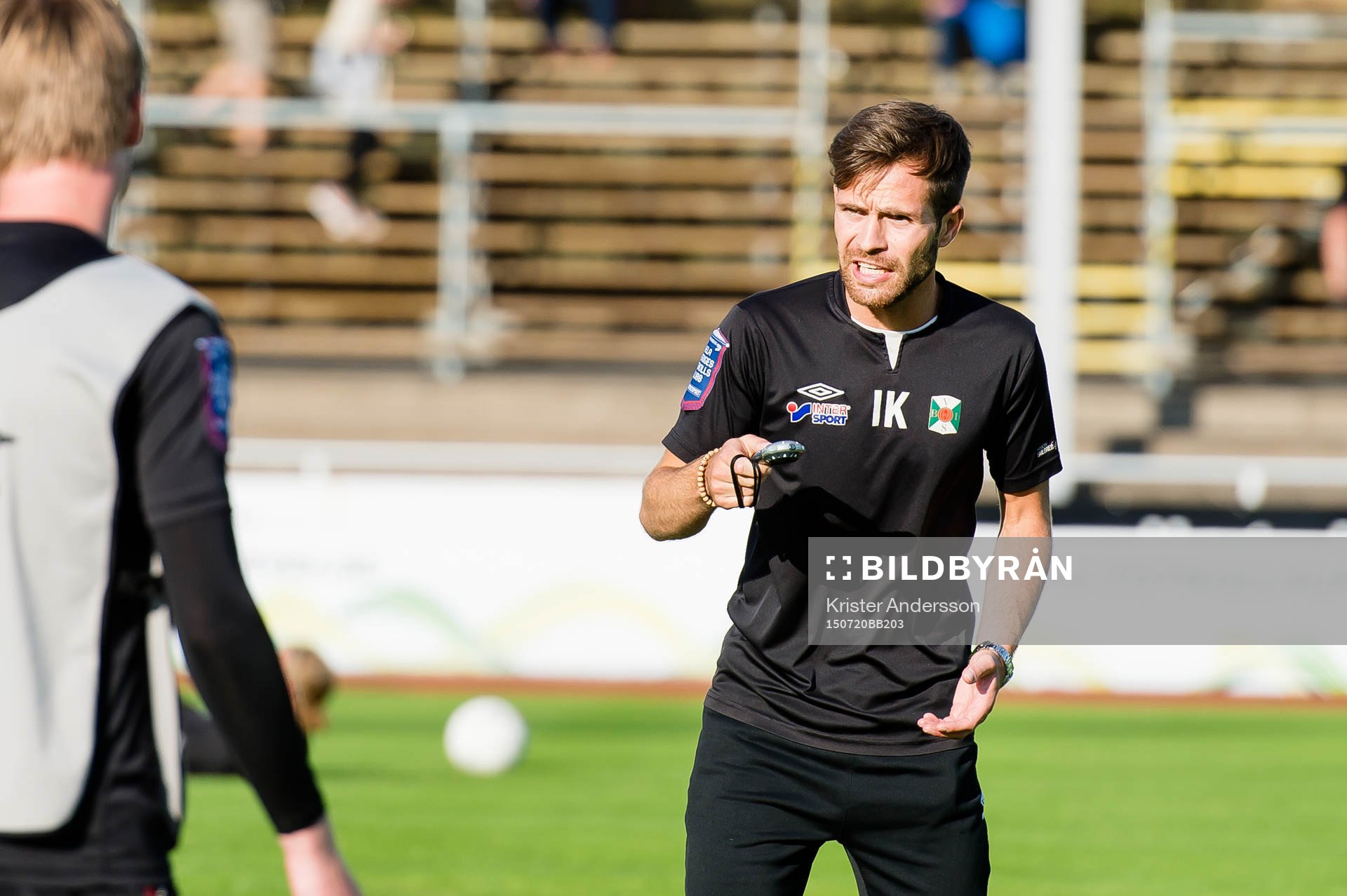 Varbergs ass tränare Igor Krulj före fotbollsmatchen i